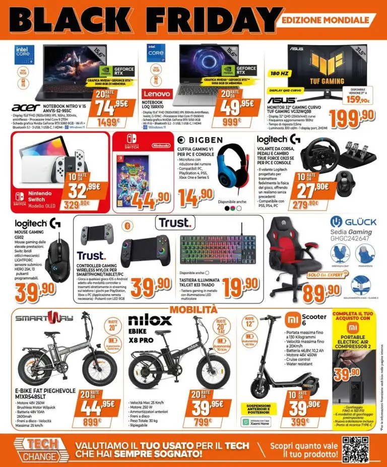 Black Friday Dal 3 Luglio