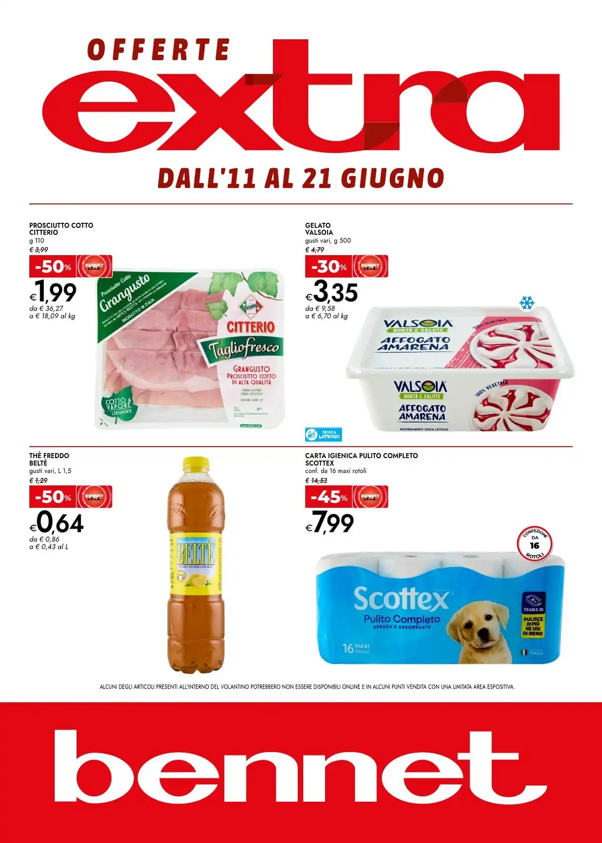 Volantino Bennet Dal 11 Giugno Al 24 Giugno 2026 Anteprima - Immagine 1 Extra Dal 11 Giugno