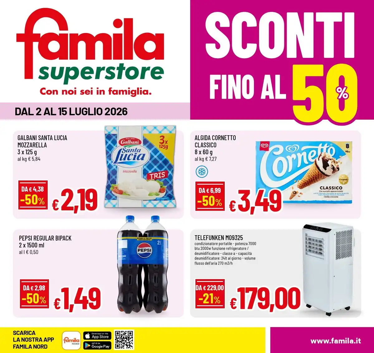 Volantino Famila Superstore Dal 2 Luglio Al 15 Luglio 2026 Anteprima - Immagine 1 Dal 2 Luglio