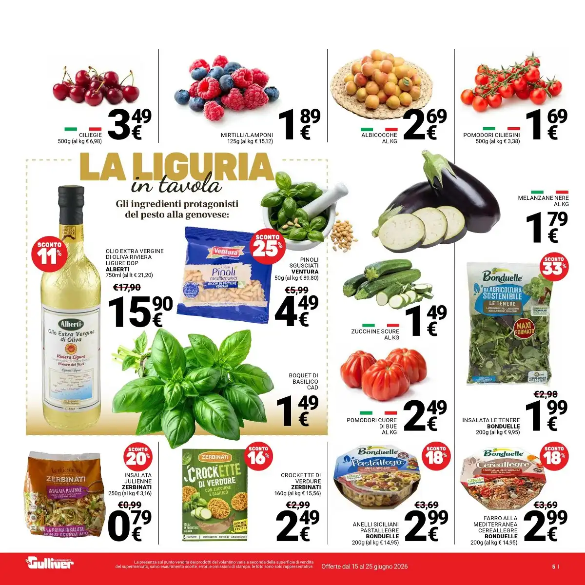 Dal 15 Giugno