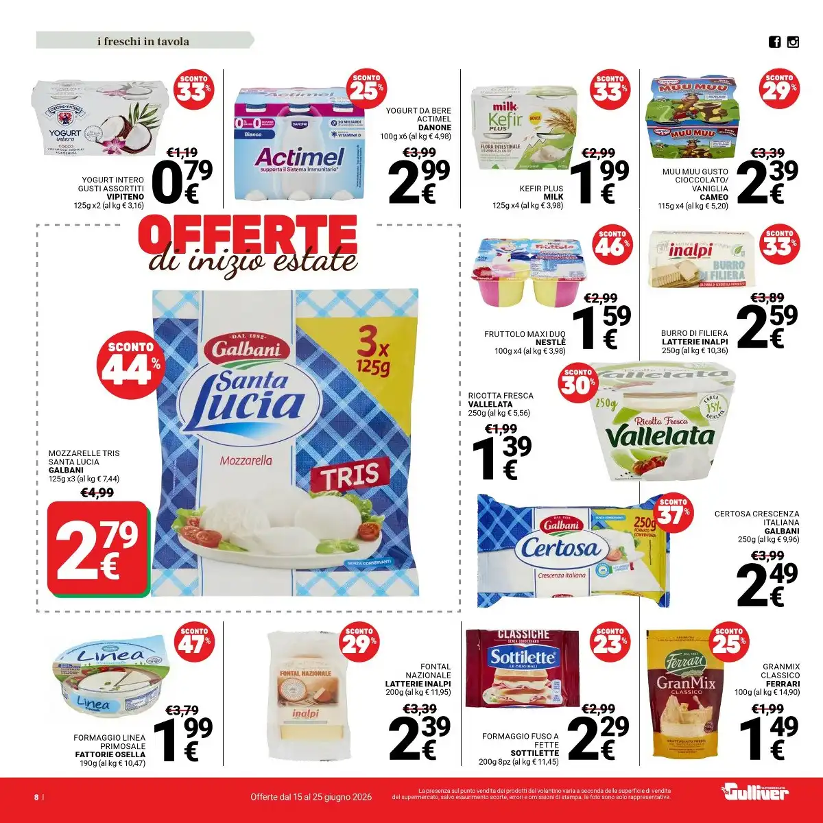 Dal 15 Giugno