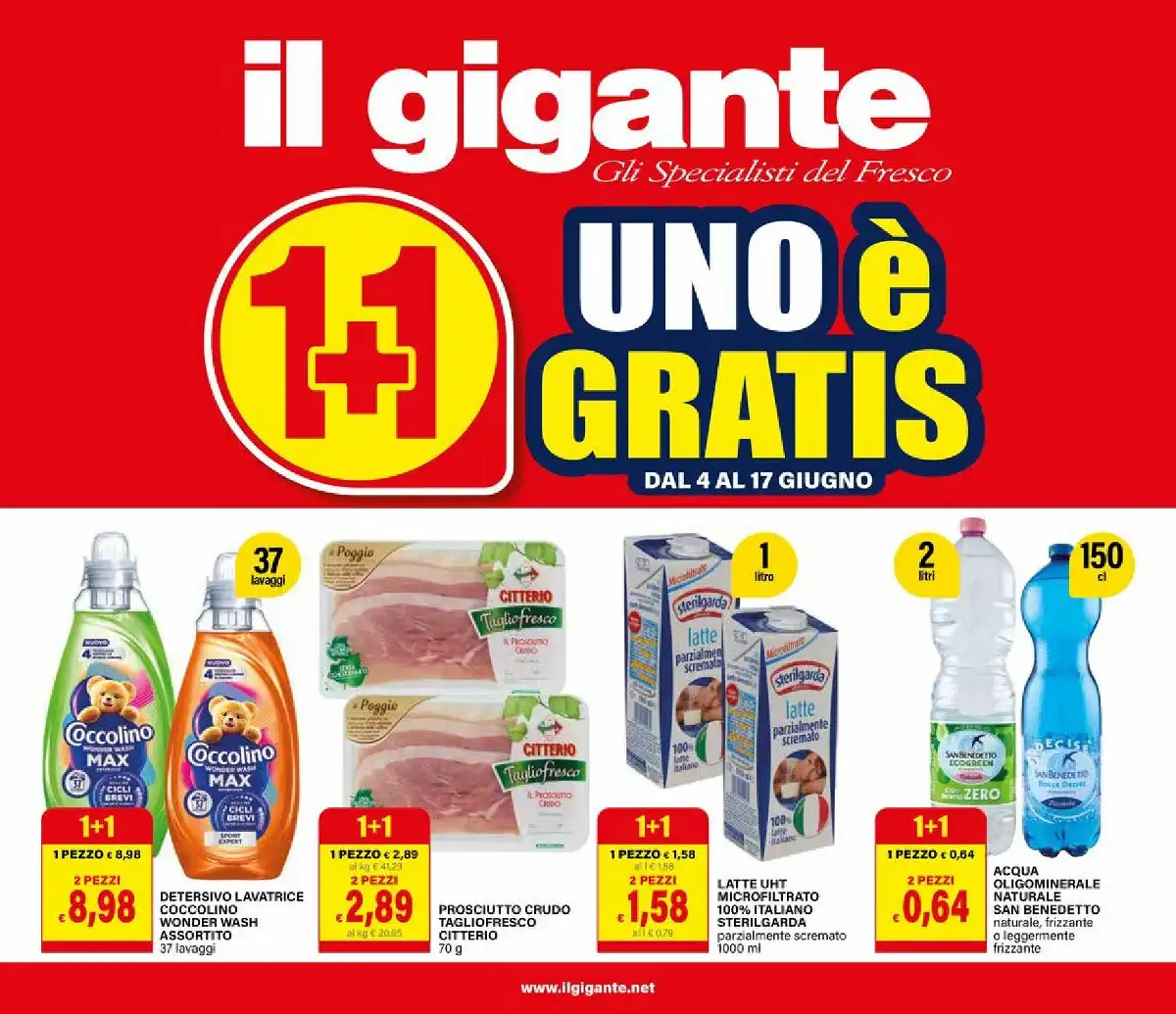 Volantino Il Gigante Nuovo Dal 4 Giugno Al 17 Giugno 2026 Anteprima - Immagine 1 Dal 4 Giugno