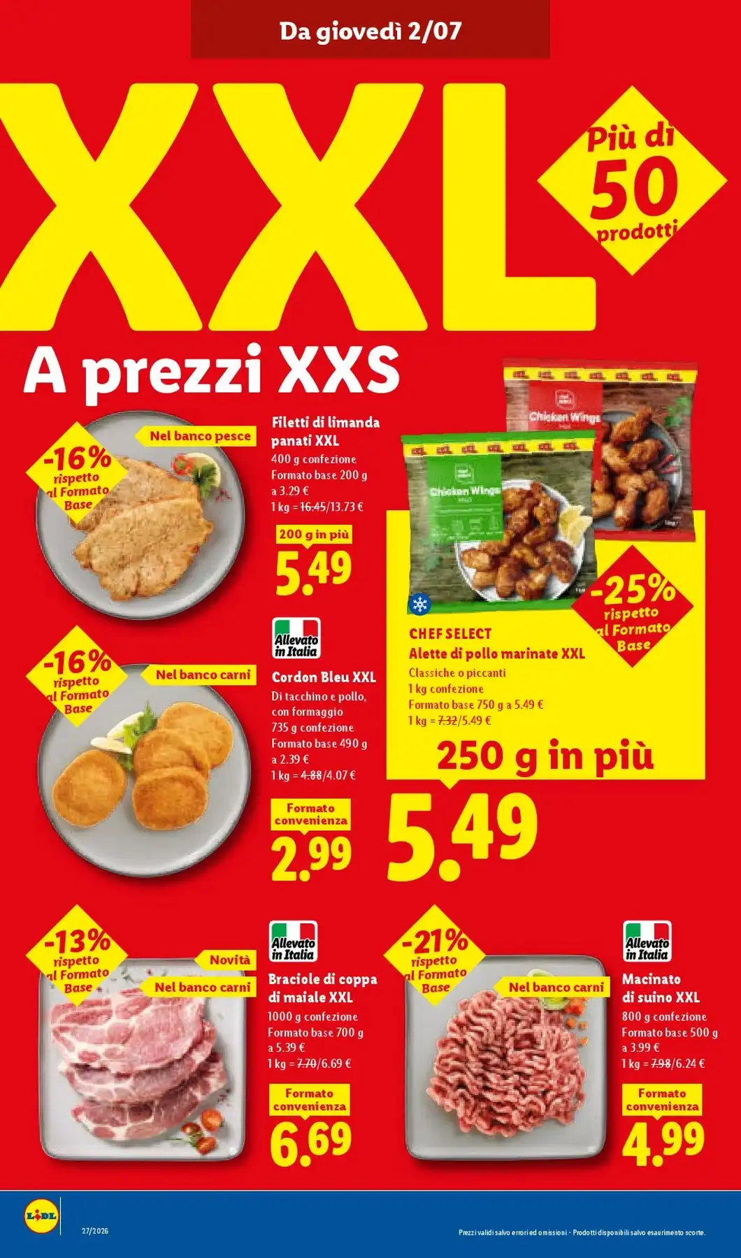 Dal 2 Luglio