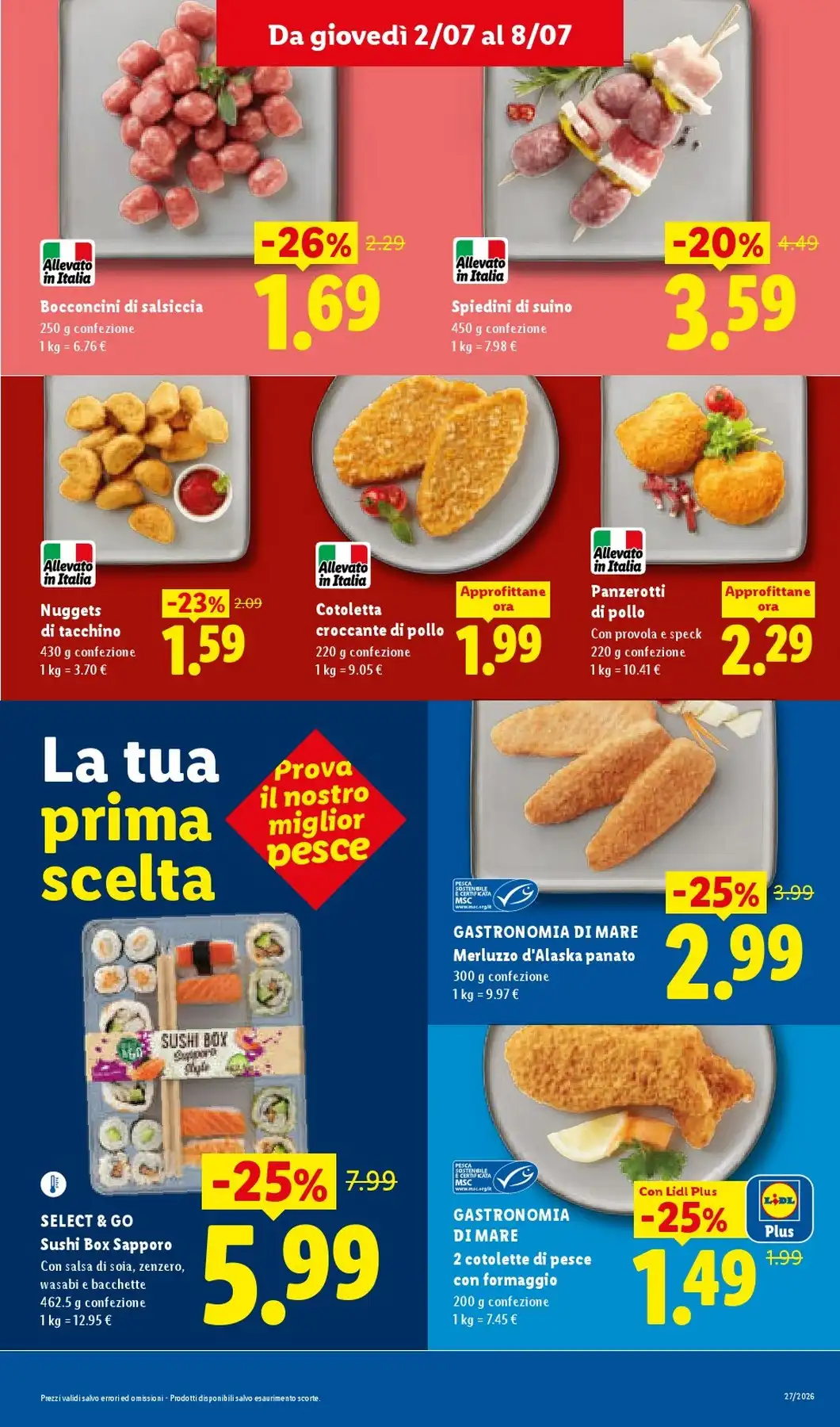 Dal 2 Luglio