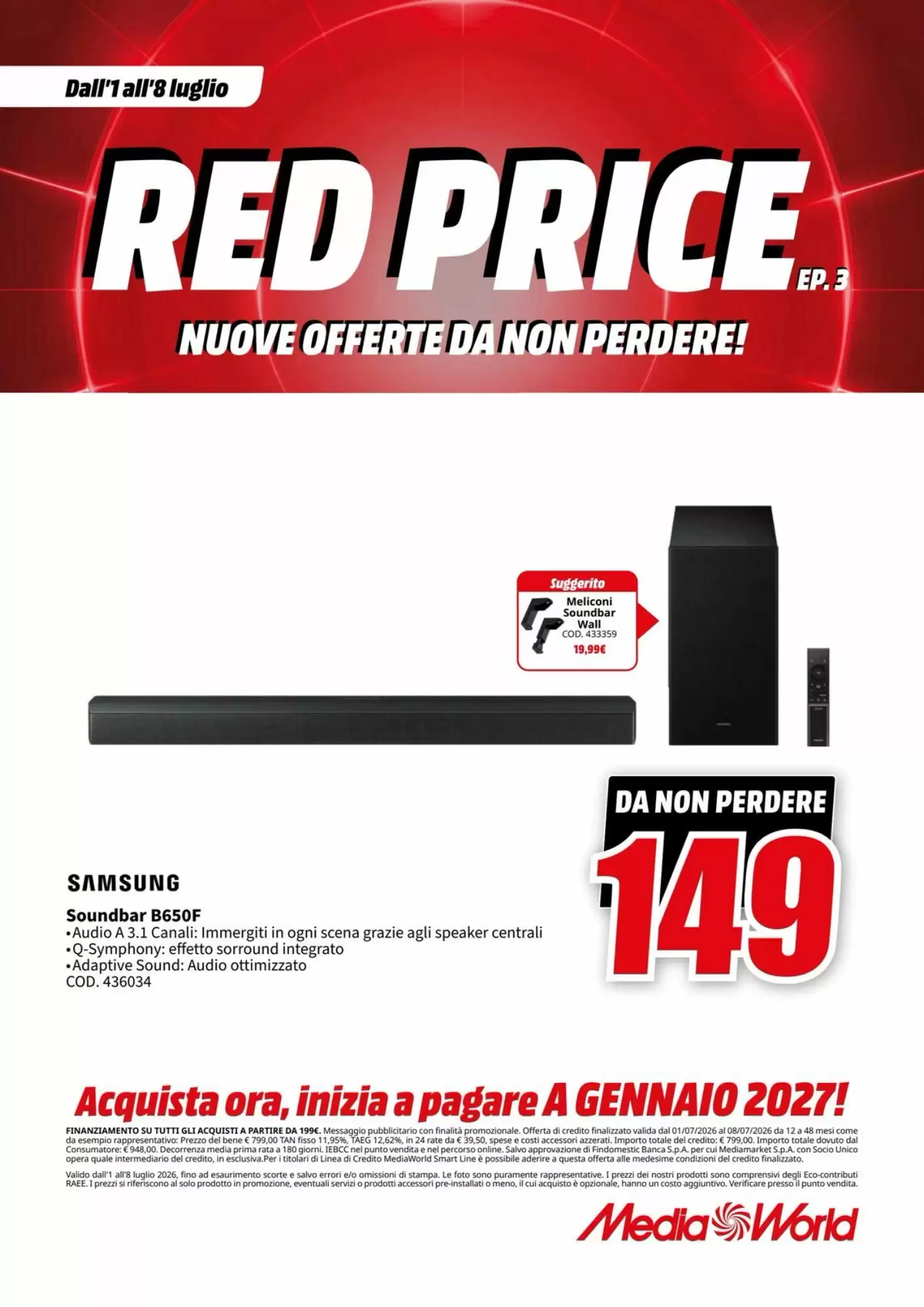 Dal 1 Luglio