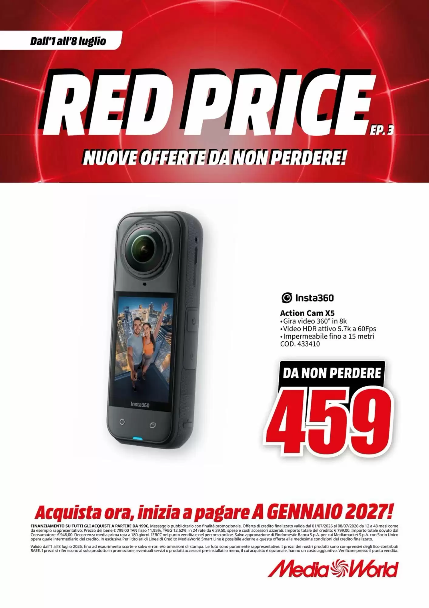 Volantino Mediaworld Dal 1 Luglio Al 8 Luglio 2026 Anteprima - Immagine 1 Dal 1 Luglio