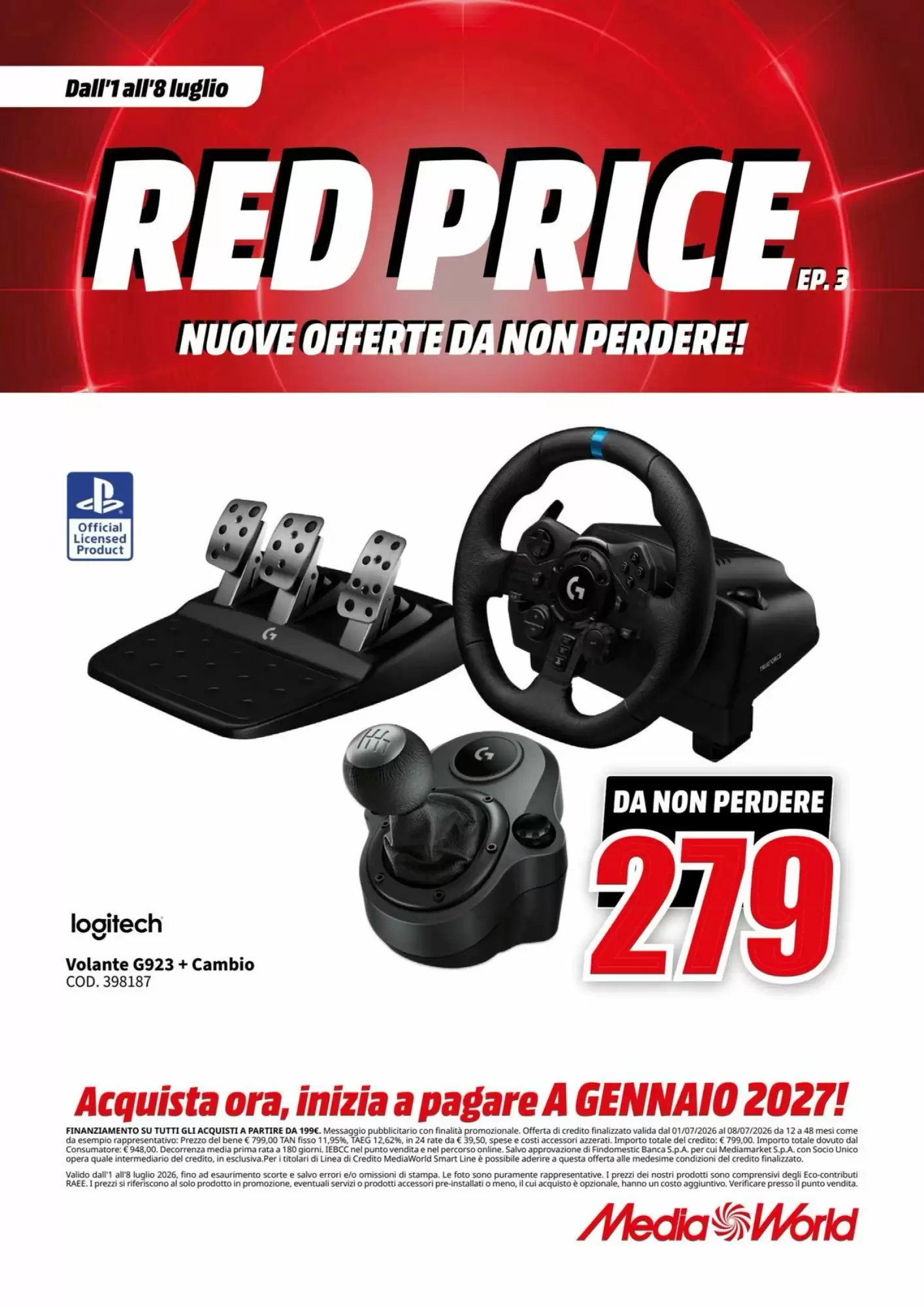 Volantino Mediaworld Dal 1 Luglio Al 8 Luglio 2026 Anteprima - Immagine 2 Dal 1 Luglio