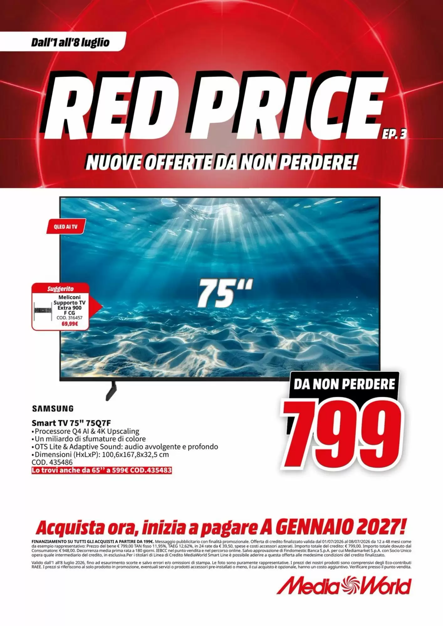 Dal 1 Luglio