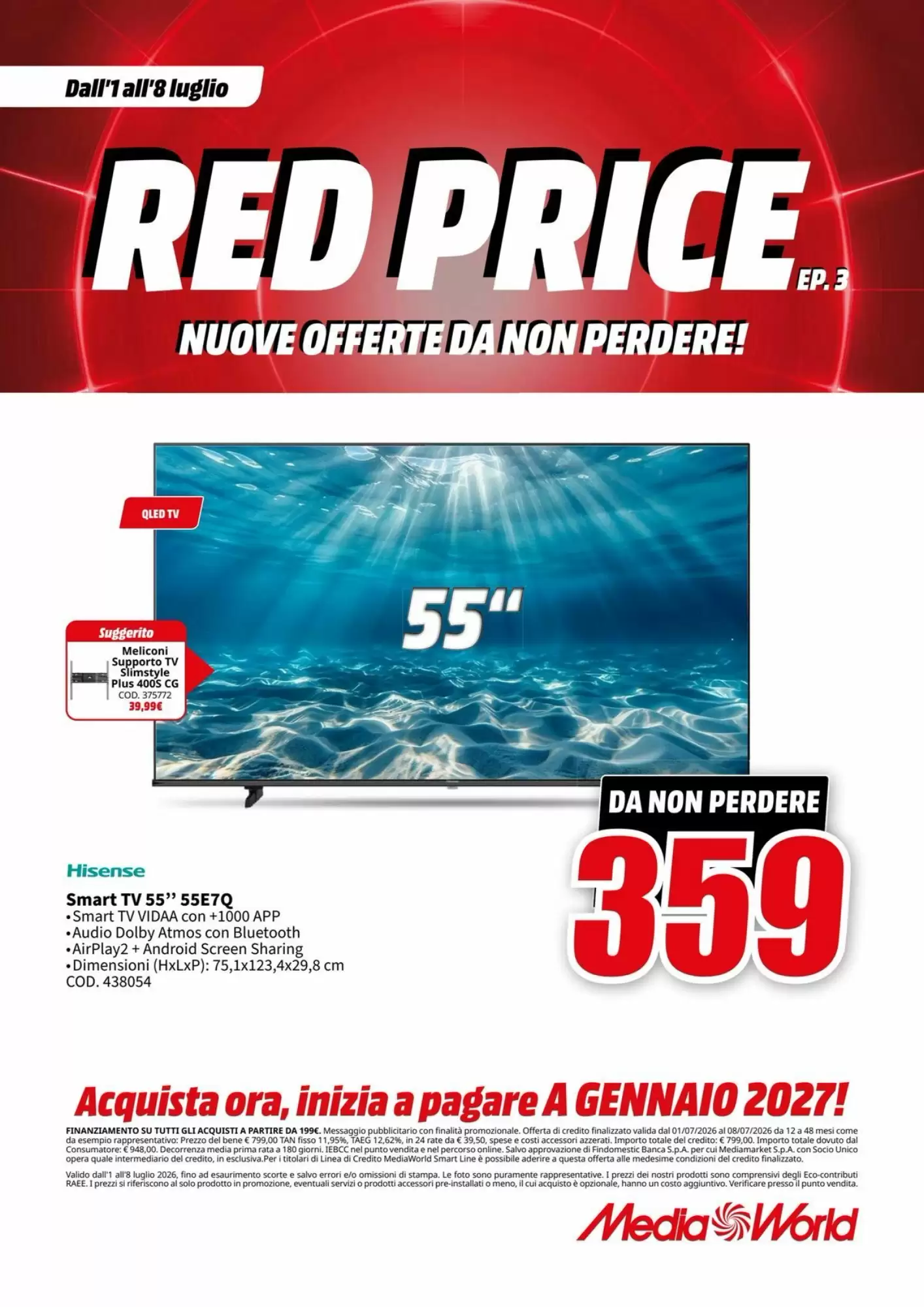 Dal 1 Luglio