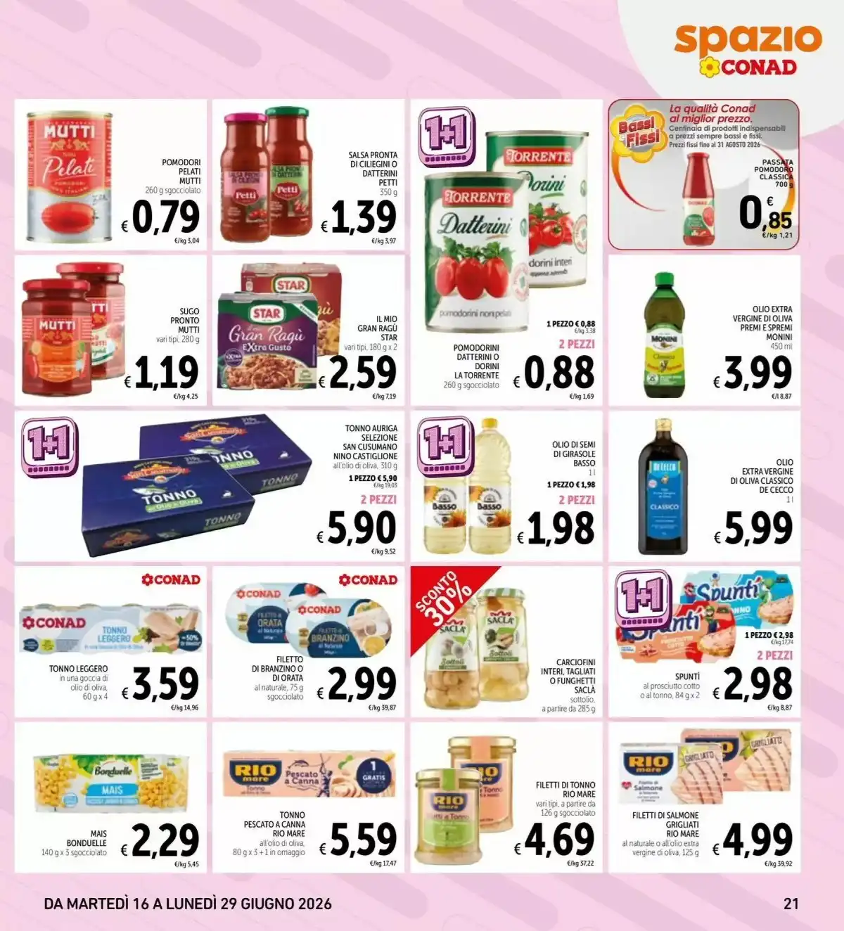 Volantino Conad Dal 17 Giugno Al 30 Giugno 2026 Anteprima - Immagine 1 Spazio Dal 16 Giugno
