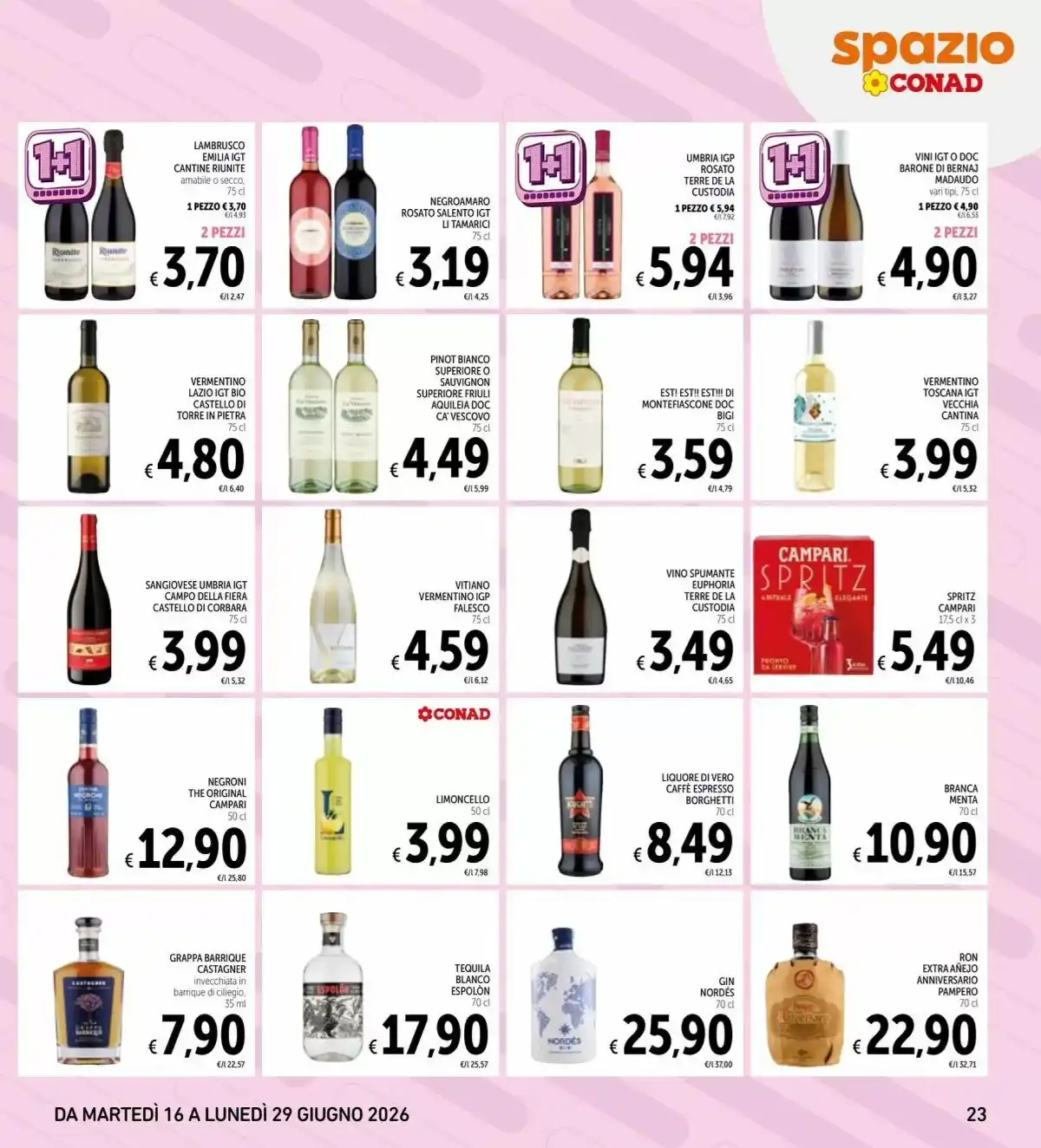Volantino Conad Dal 17 Giugno Al 30 Giugno 2026 Anteprima - Immagine 1 Spazio Dal 16 Giugno