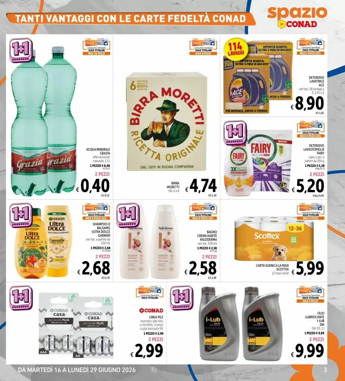 Volantino Conad Dal 17 Giugno Al 30 Giugno 2026 Anteprima - Immagine 1 Spazio Dal 16 Giugno
