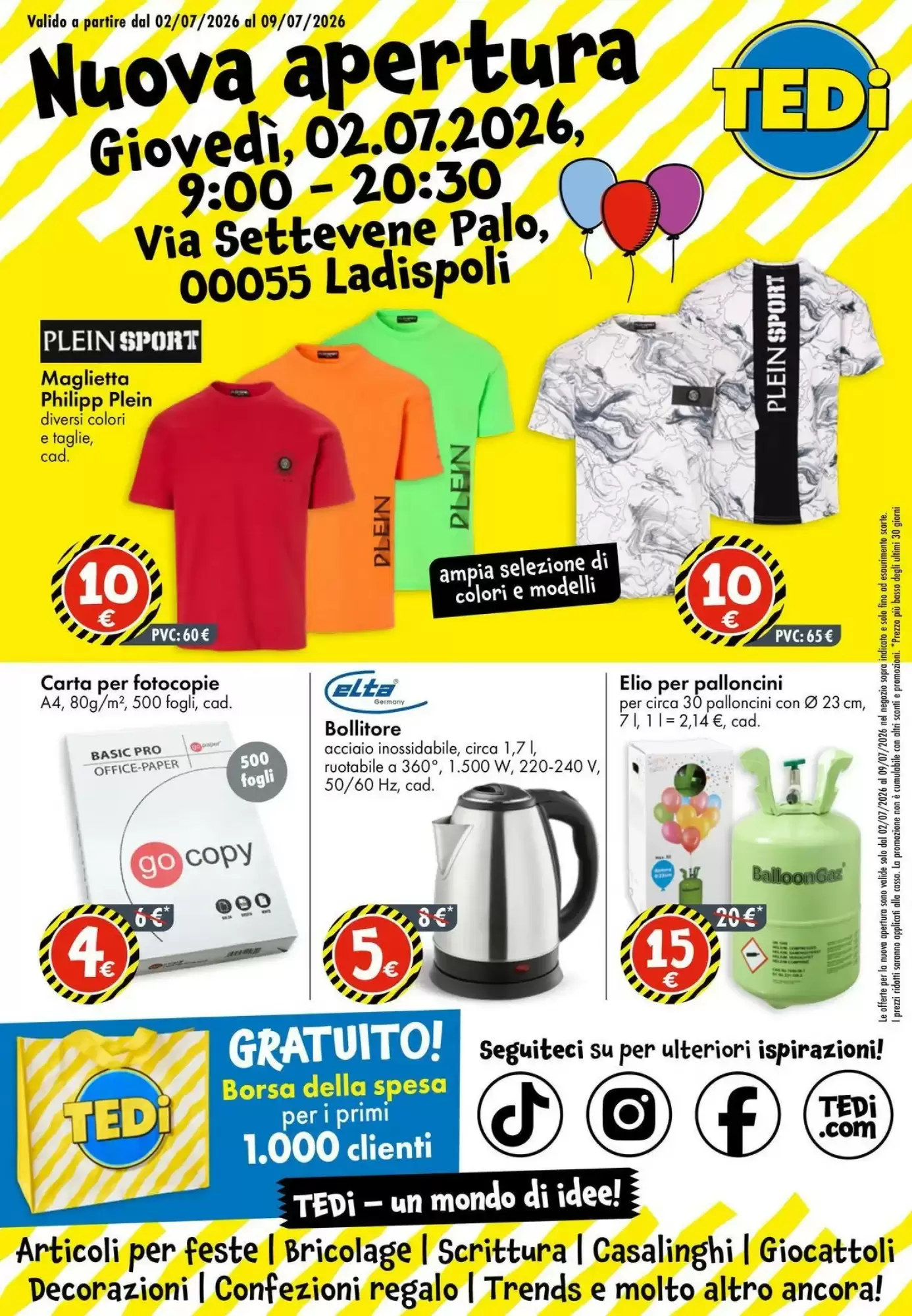 Tedi̇ Volantino Dal 10 Luglio Al 16 Luglio 2026 Anteprima - Immagine 1 Dal 2 Luglio