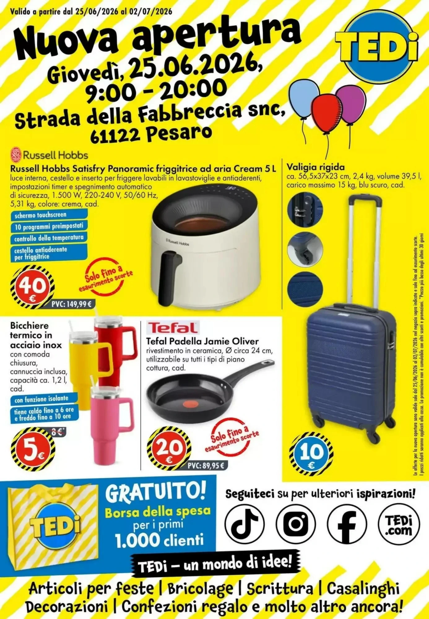 Tedi̇ Volantino Dal 10 Luglio Al 16 Luglio 2026 Anteprima - Immagine 1 Dal 25 Giugno