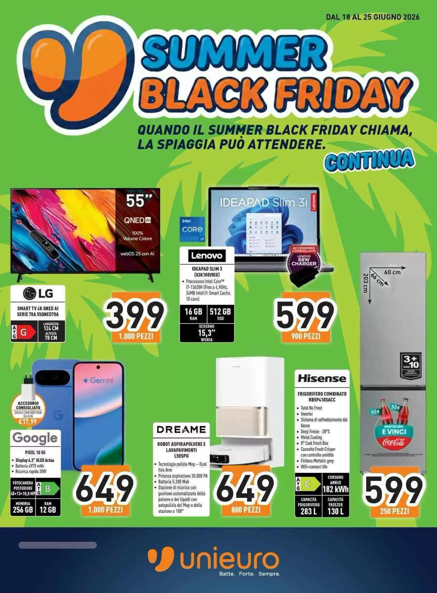Black Friday Dal 18 Giugno
