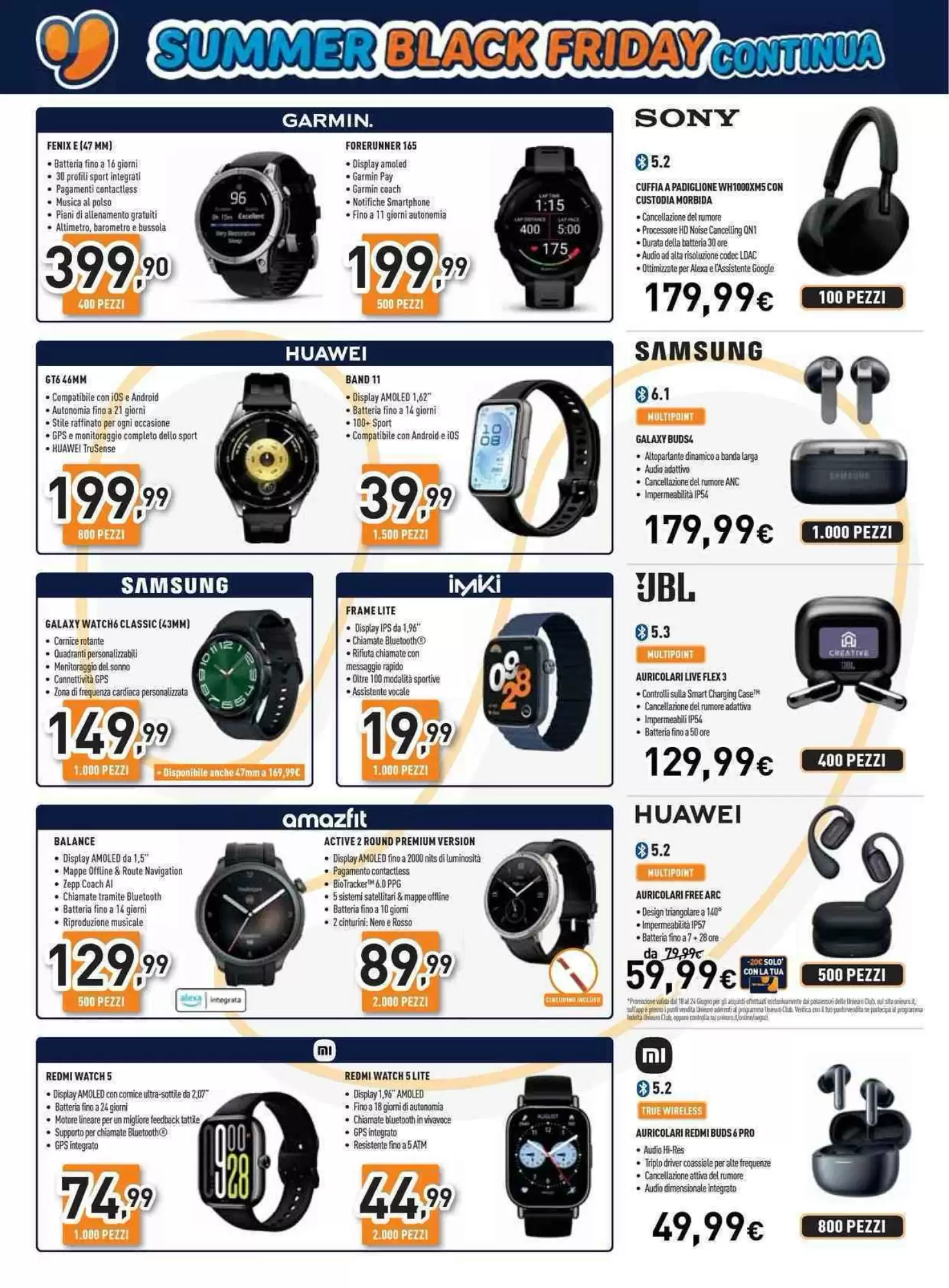 Black Friday Dal 18 Giugno