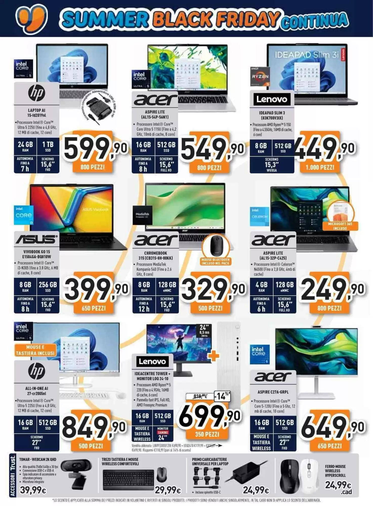 Volantino Unieuro Dal 18 Giugno Al 1 Luglio 2026 Anteprima - Immagine 3 Black Friday Dal 18 Giugno