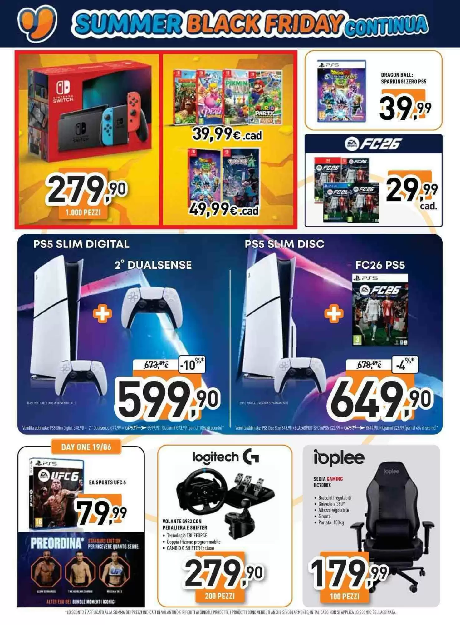 Volantino Unieuro Dal 18 Giugno Al 1 Luglio 2026 Anteprima - Immagine 3 Black Friday Dal 18 Giugno