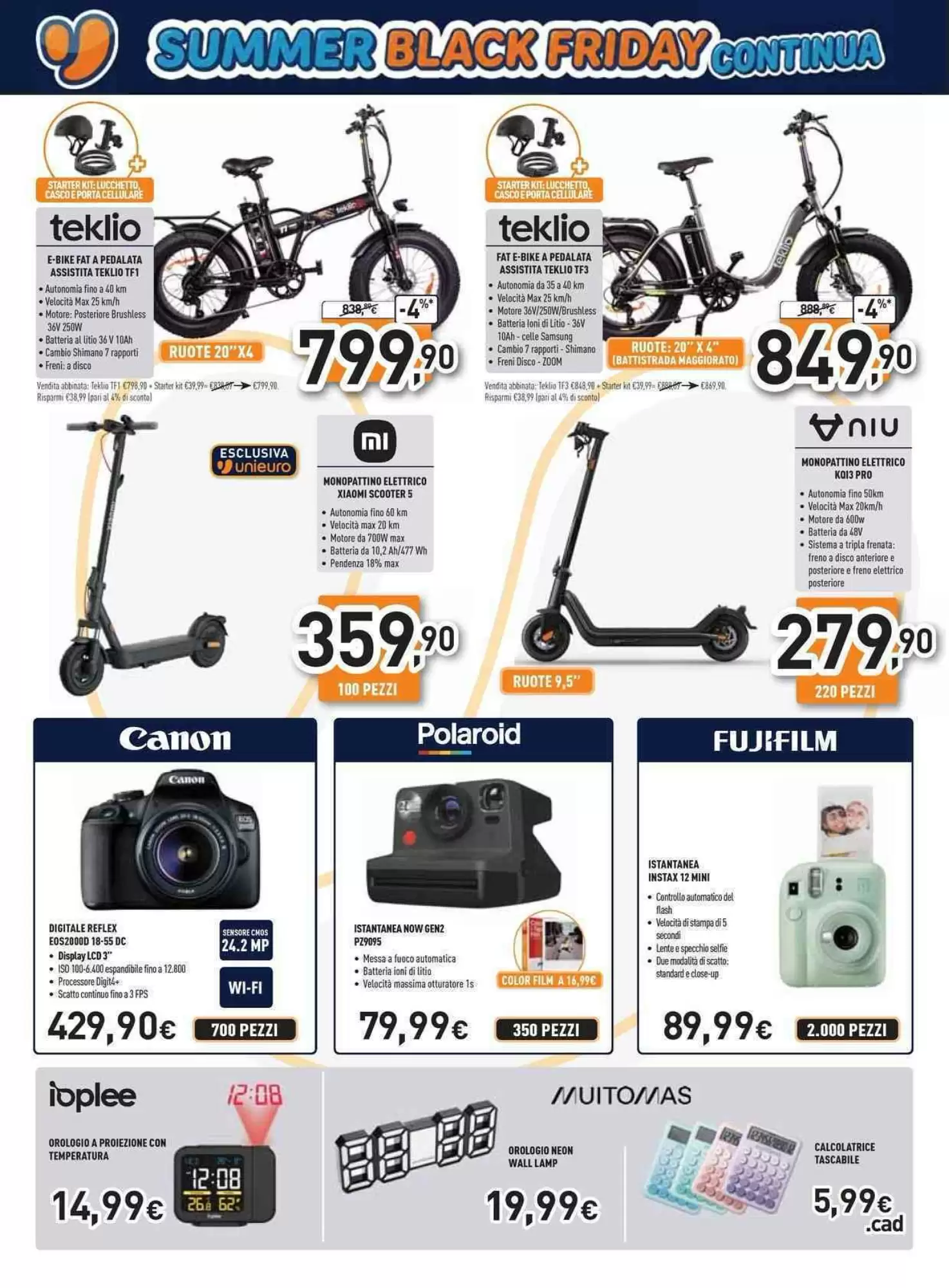 Black Friday Dal 18 Giugno