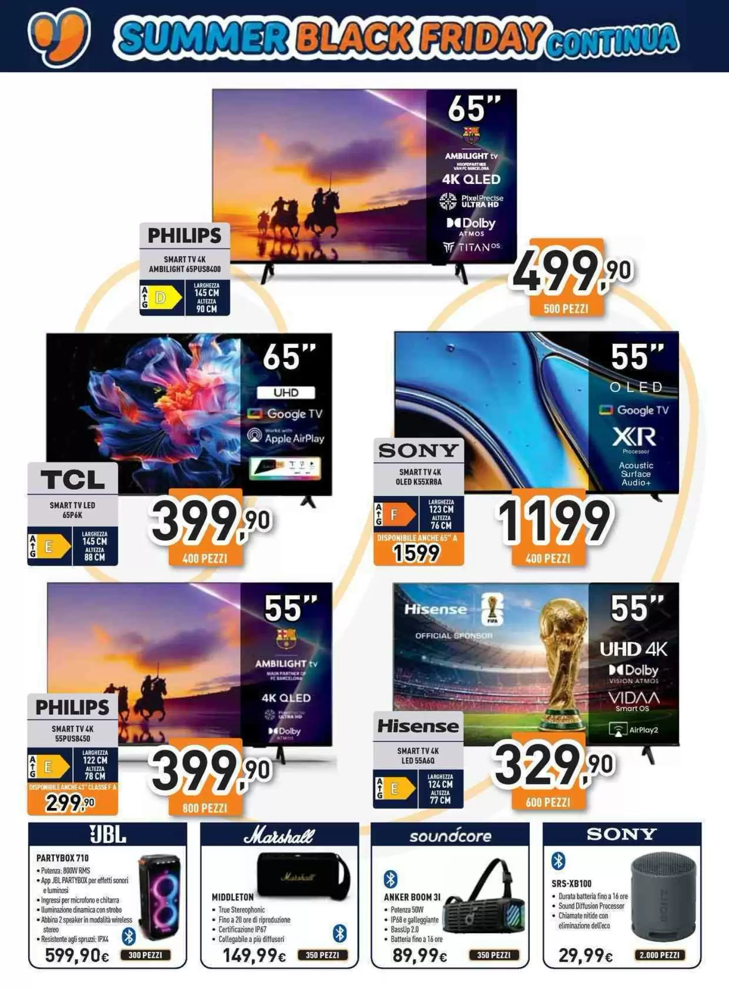 Black Friday Dal 18 Giugno