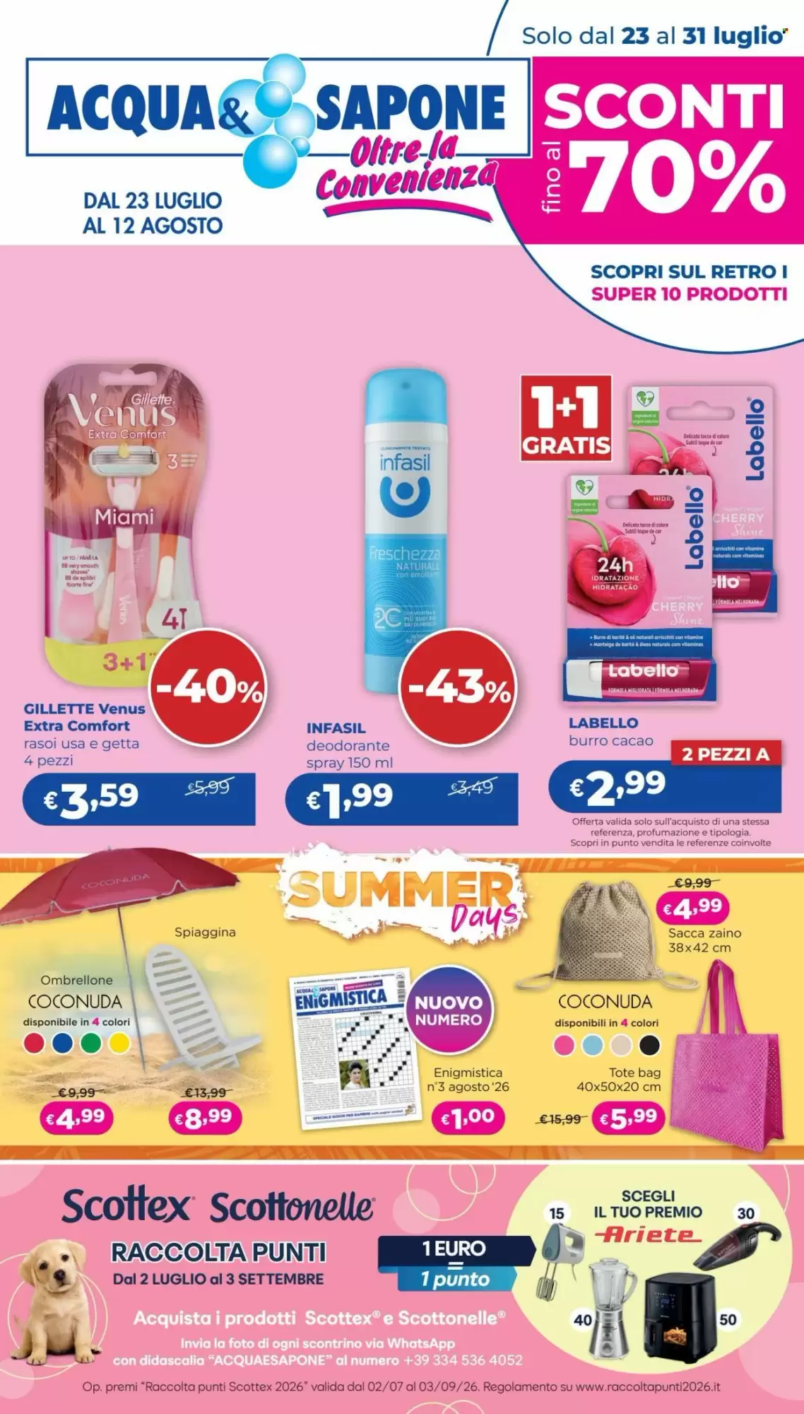 Volantino Acqua &Amp; Sapone Nuovo Dal 23 Luglio Al 12 Agosto 2026 Anteprima - Immagine 1 Dal 23 Luglio