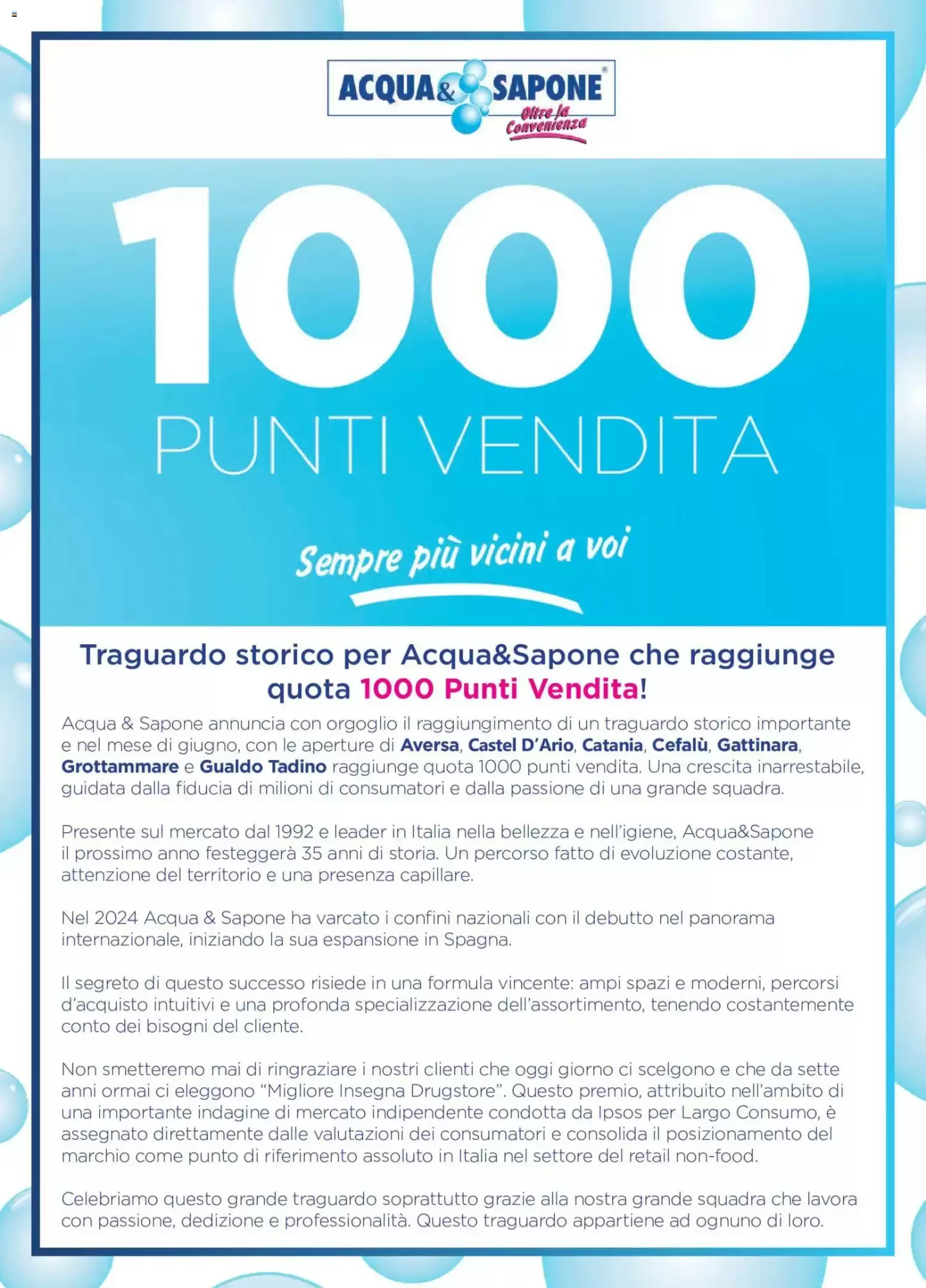 Volantino Acqua &Amp; Sapone Nuovo Dal 23 Luglio Al 12 Agosto 2026 Anteprima - Immagine 1 Dal 19 Luglio