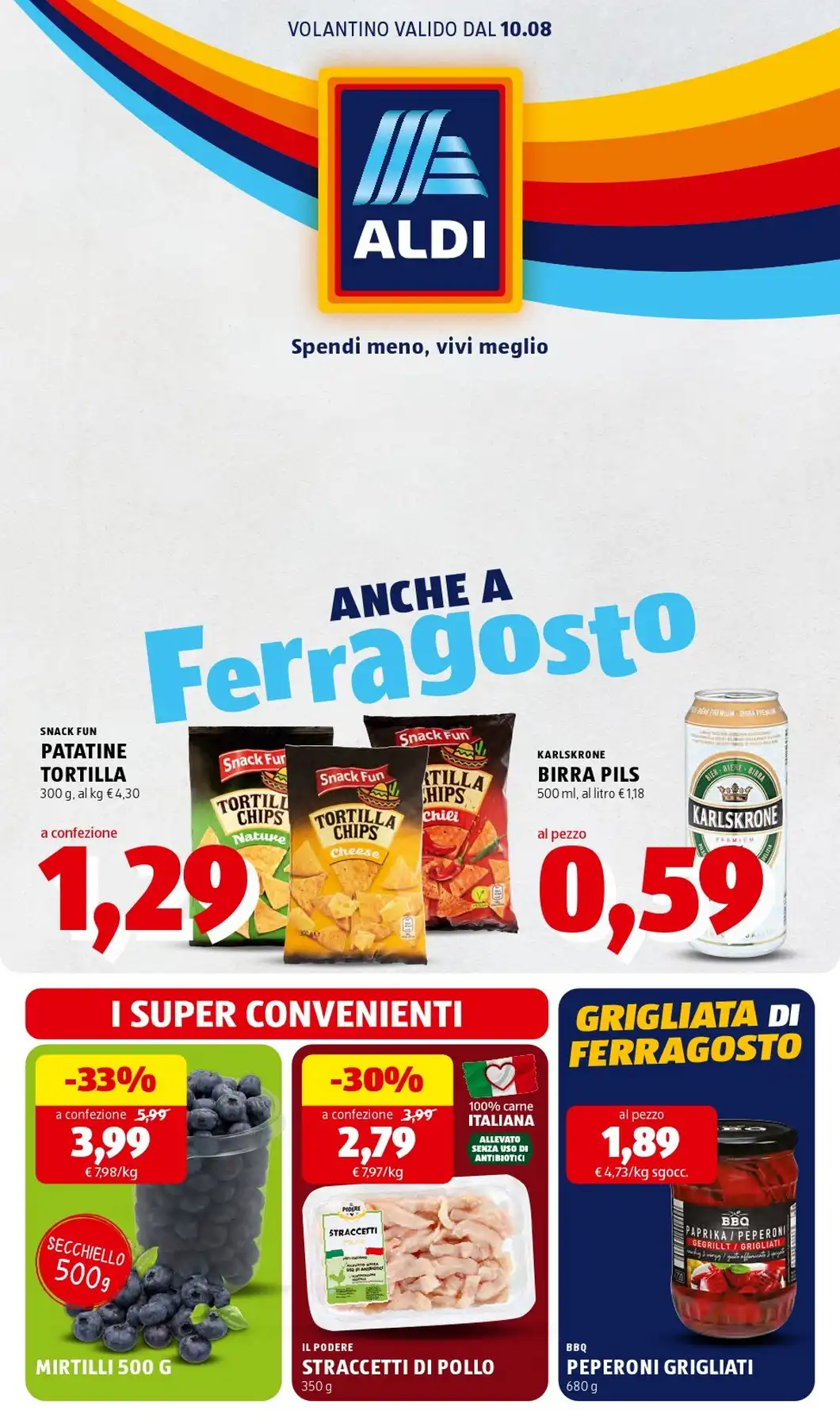 Volantino Aldi Nuovo Dal 10 Agosto Al 15 Agosto 2026 Anteprima - Immagine 1 Dal 10 Agosto