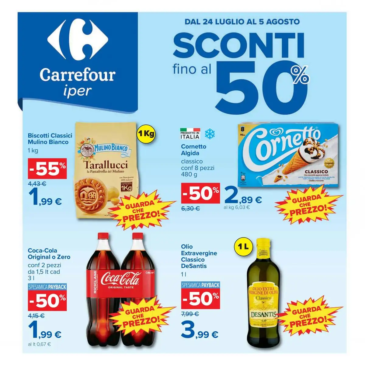 Volantino Carrefour Dal 24 Luglio Al 5 Agosto 2026 Anteprima - Immagine 1 Dal 24 Luglio