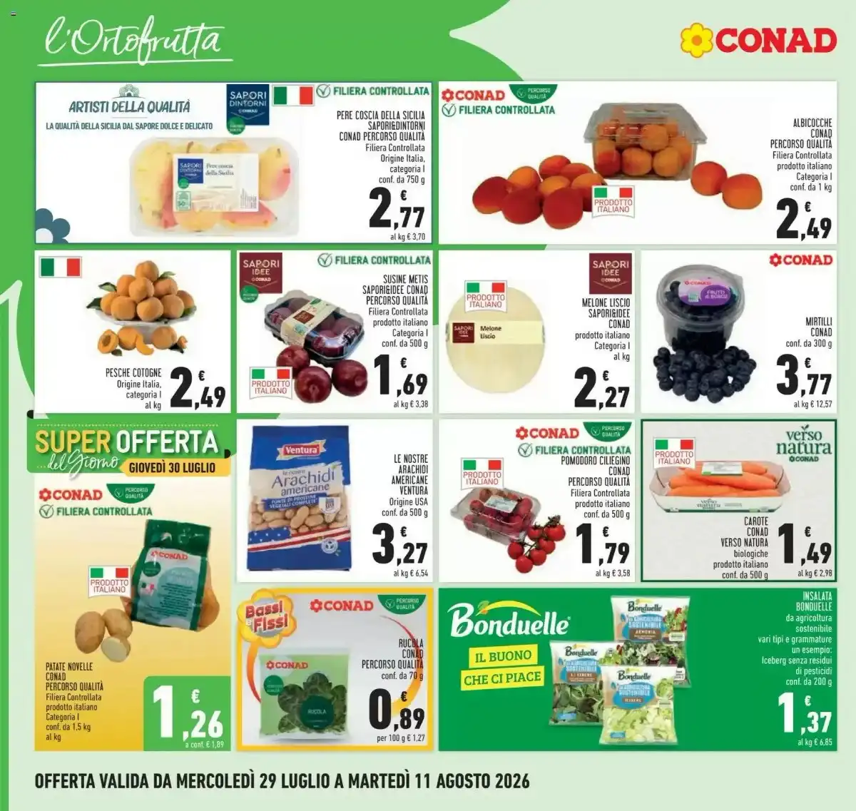 Volantino Conad Dal 29 Luglio Al 11 Agosto 2026 Anteprima - Immagine 2 Dal 29 Luglio