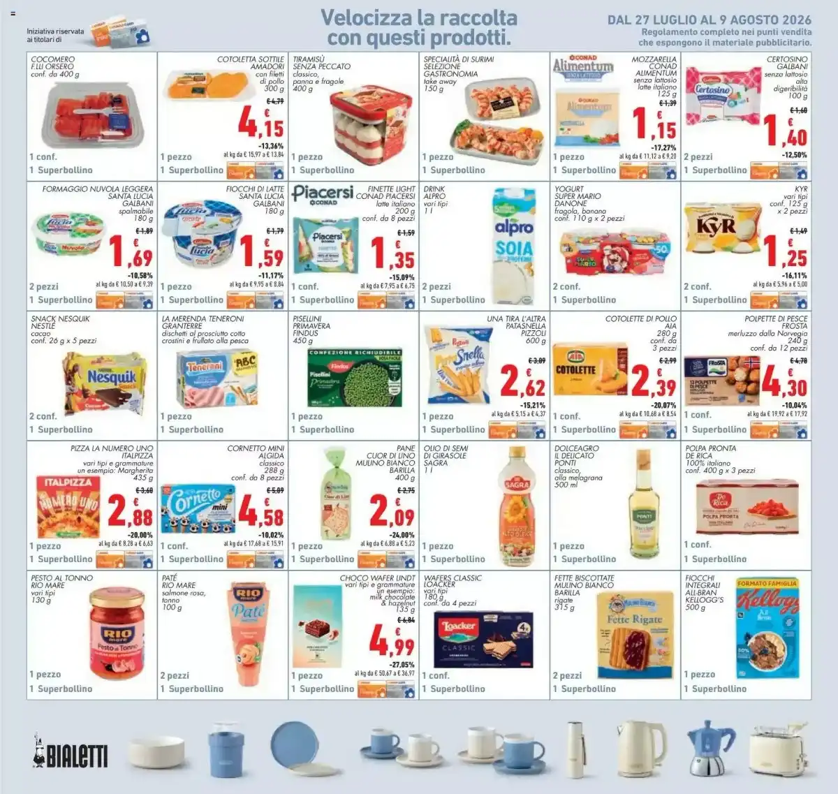 Volantino Conad Dal 29 Luglio Al 11 Agosto 2026 Anteprima - Immagine 1 Dal 29 Luglio