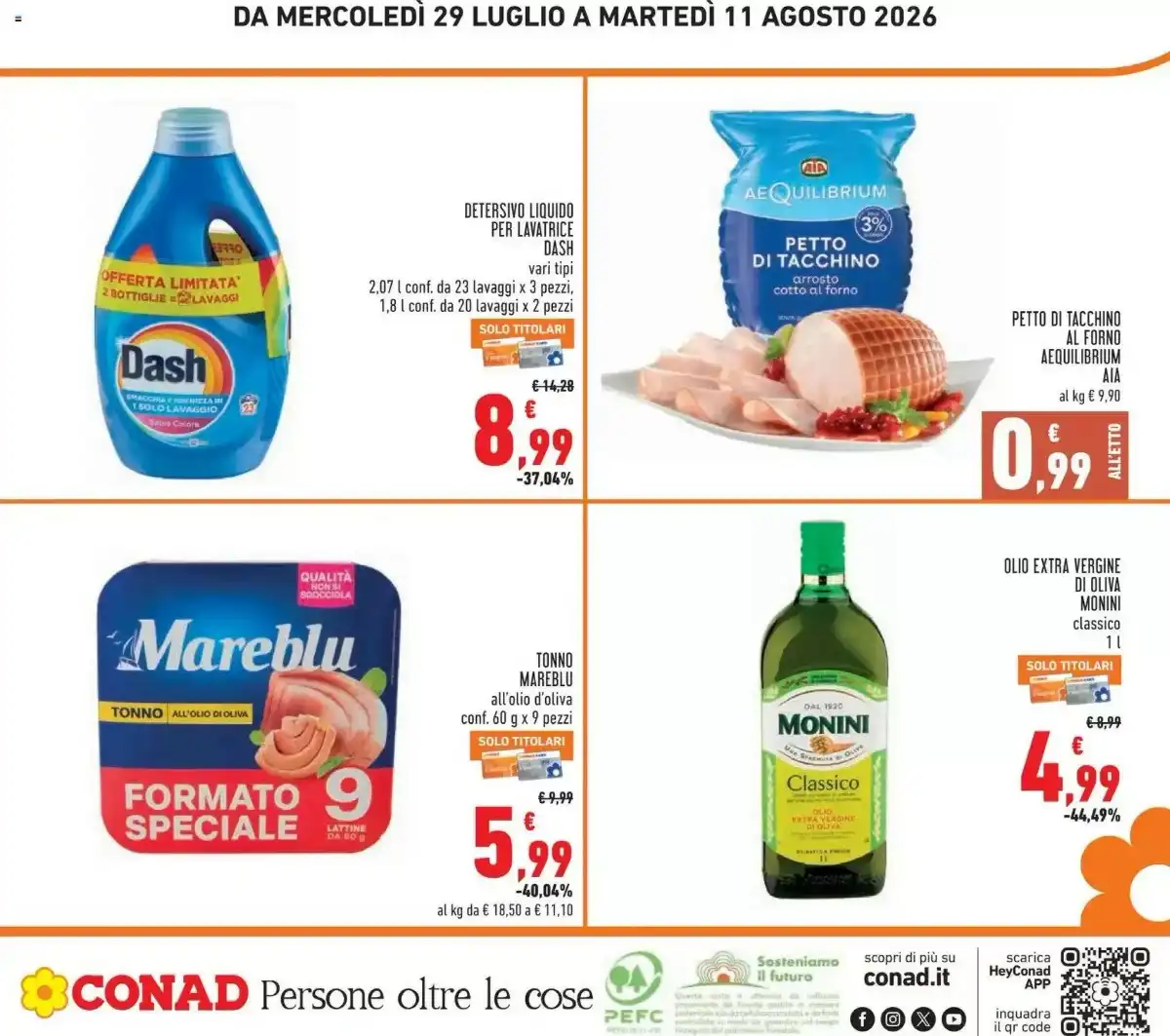 Volantino Conad Dal 29 Luglio Al 11 Agosto 2026 Anteprima - Immagine 2 Dal 29 Luglio