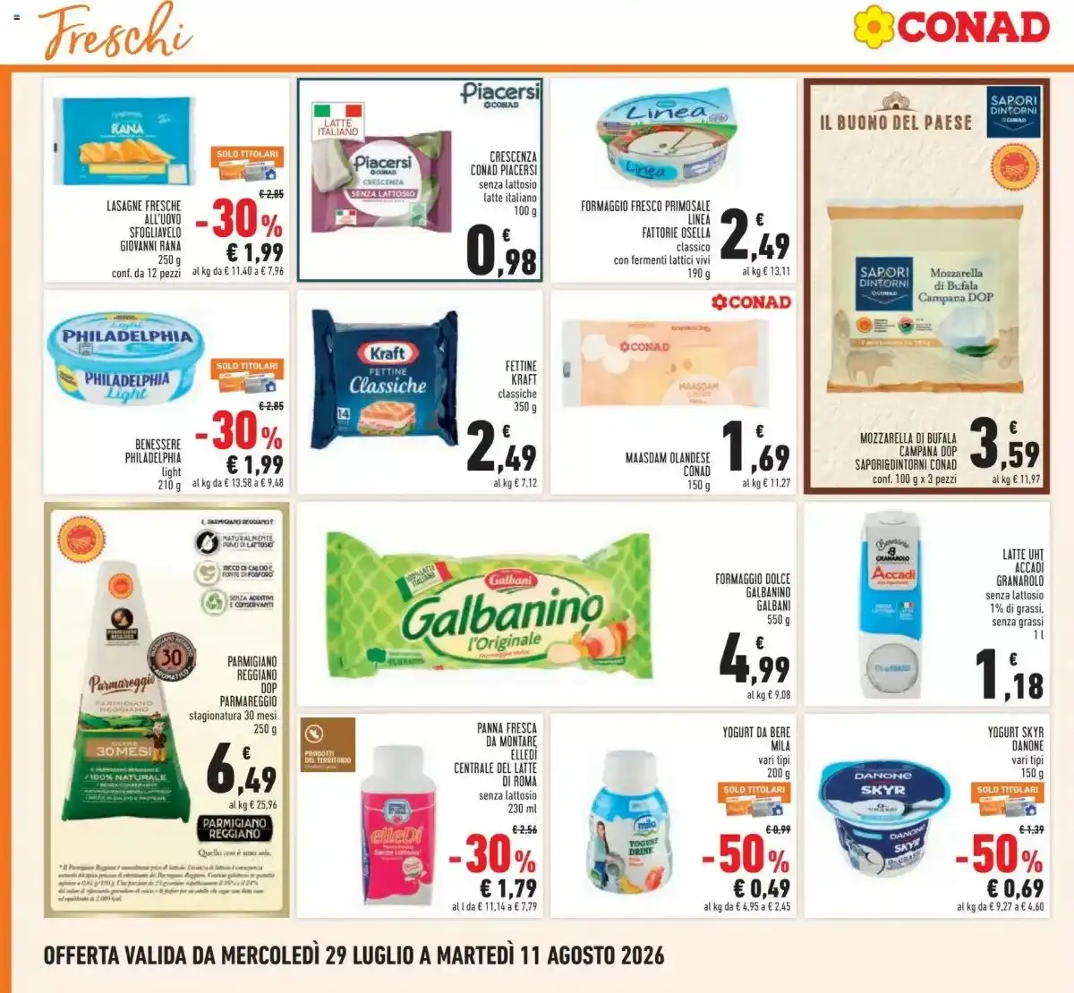 Dal 29 Luglio