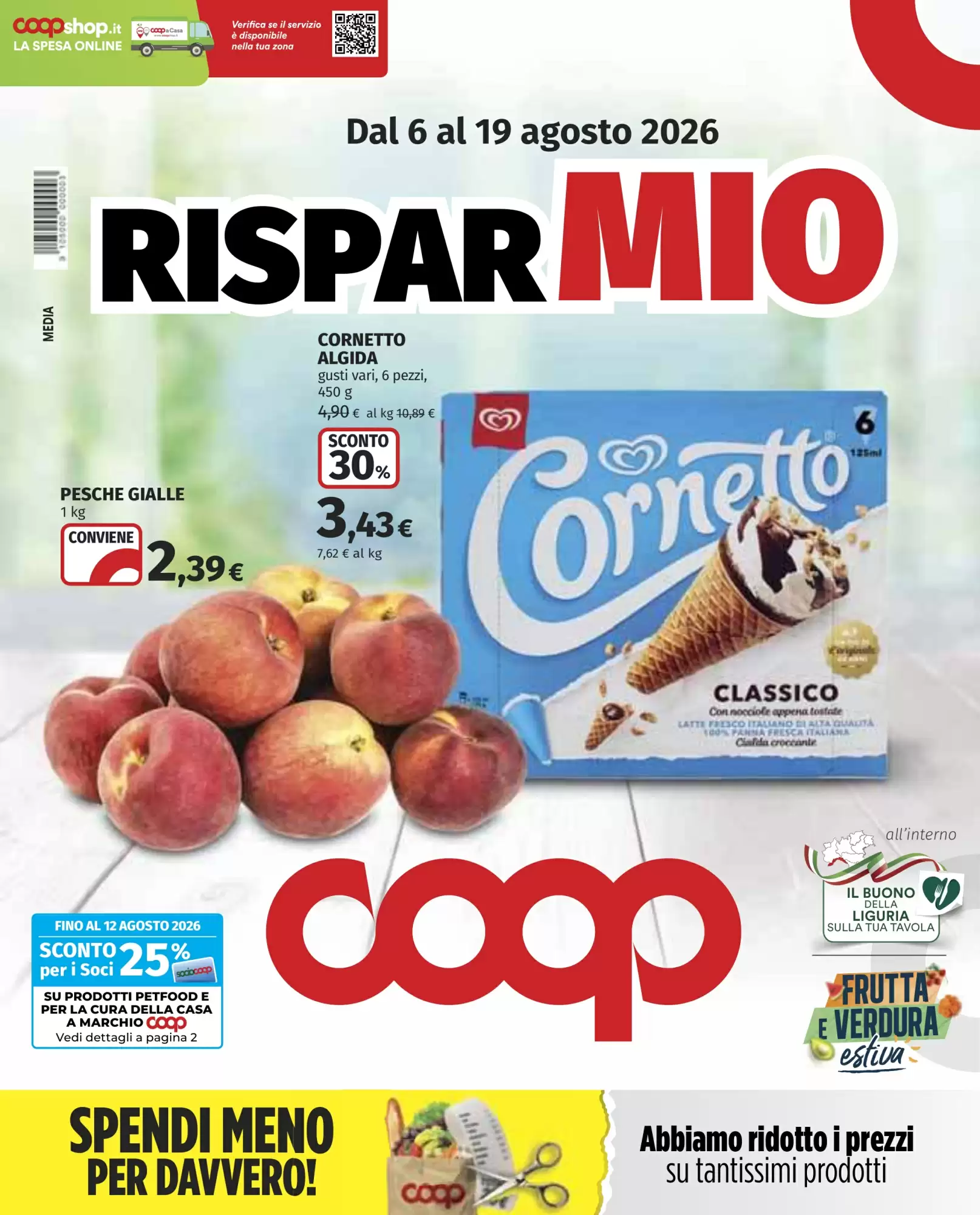 Volantino Coop Dal 6 Agosto Al 19 Agosto 2026 Anteprima - Immagine 1 Dal 6 Agosto