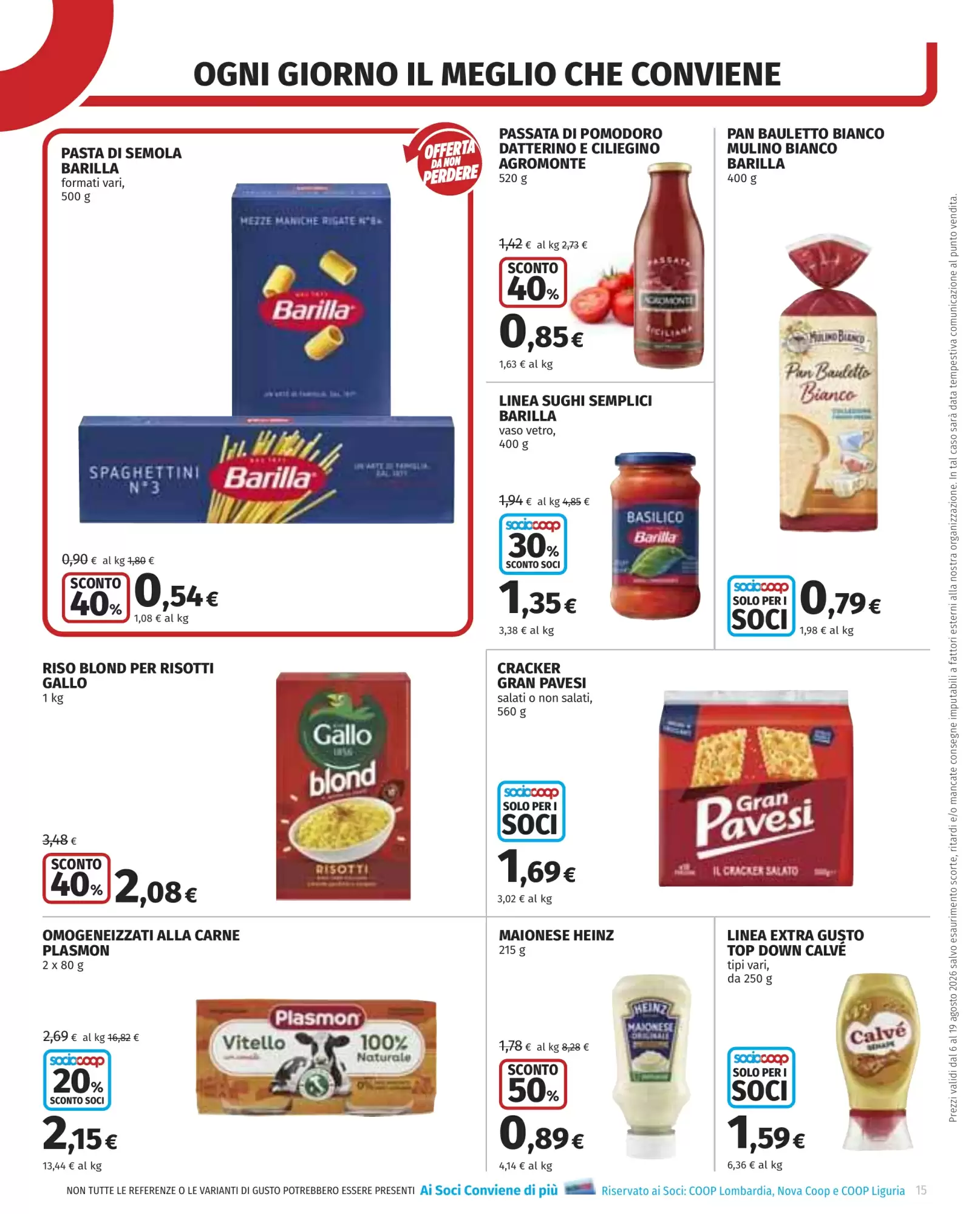 Volantino Coop Dal 6 Agosto Al 19 Agosto 2026 Anteprima - Immagine 1 Dal 6 Agosto