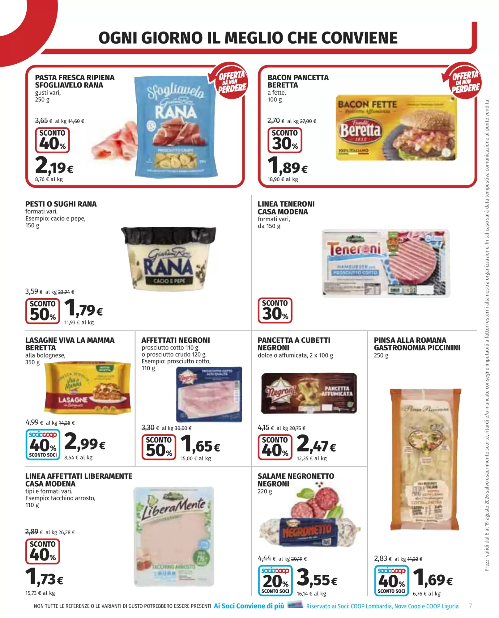 Volantino Coop Dal 6 Agosto Al 19 Agosto 2026 Anteprima - Immagine 1 Dal 6 Agosto