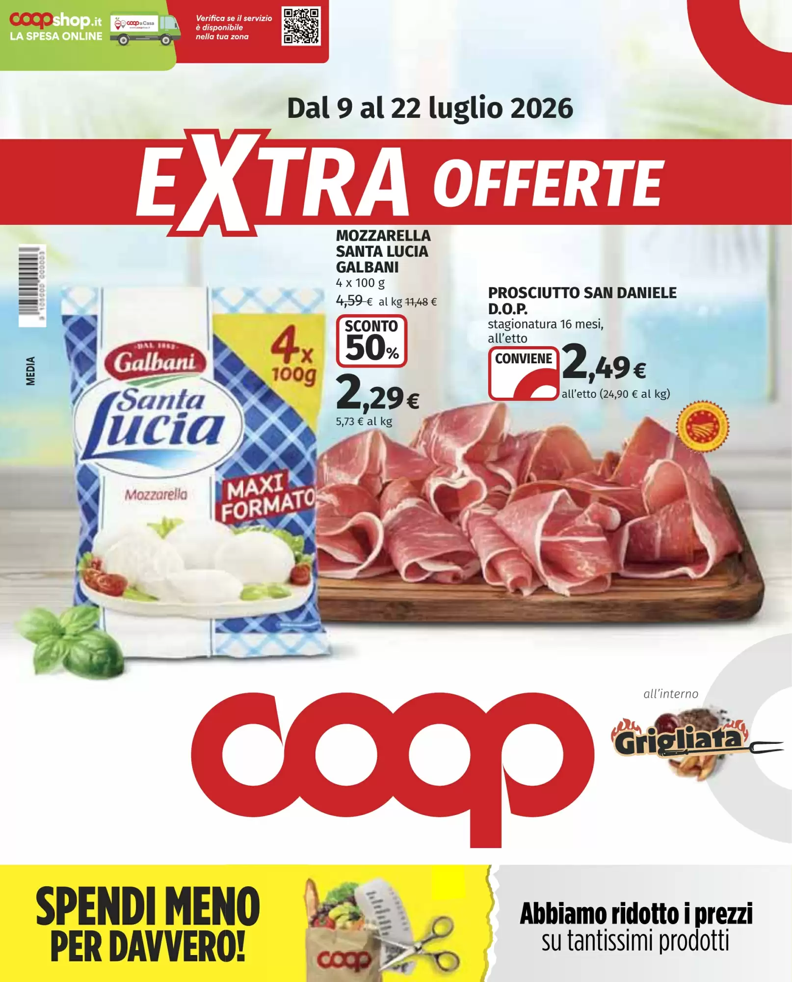 Volantino Coop Dal 23 Luglio Al 5 Agosto 2026 Anteprima - Immagine 1 Dal 9 Luglio