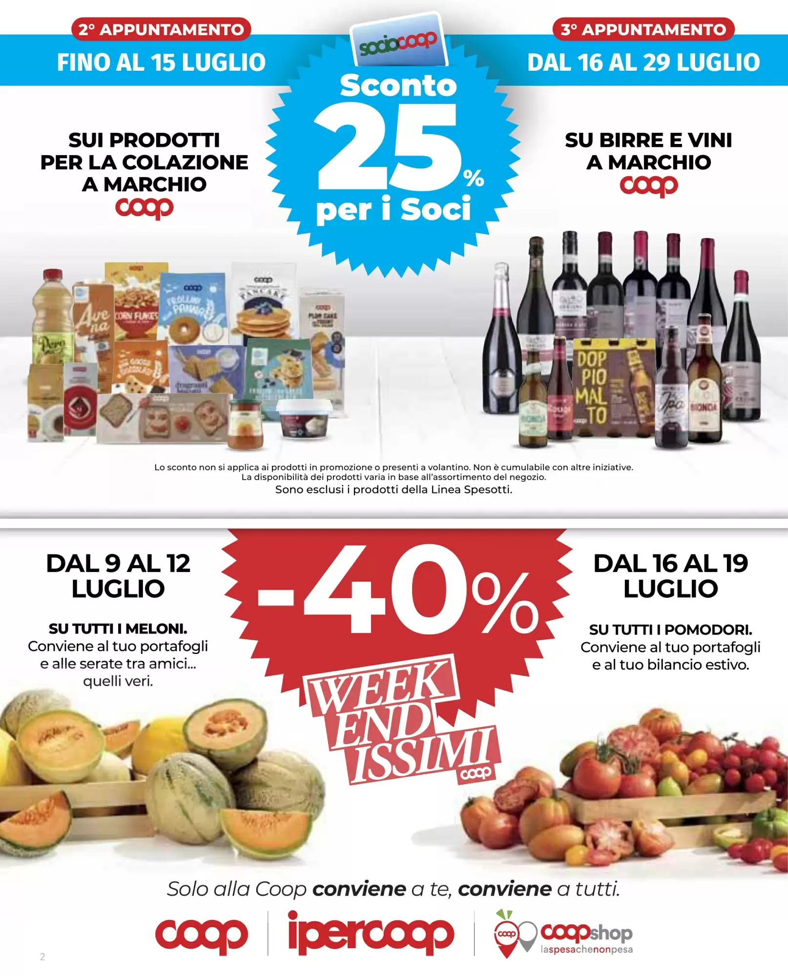 Volantino Coop Dal 23 Luglio Al 5 Agosto 2026 Anteprima - Immagine 2 Dal 9 Luglio