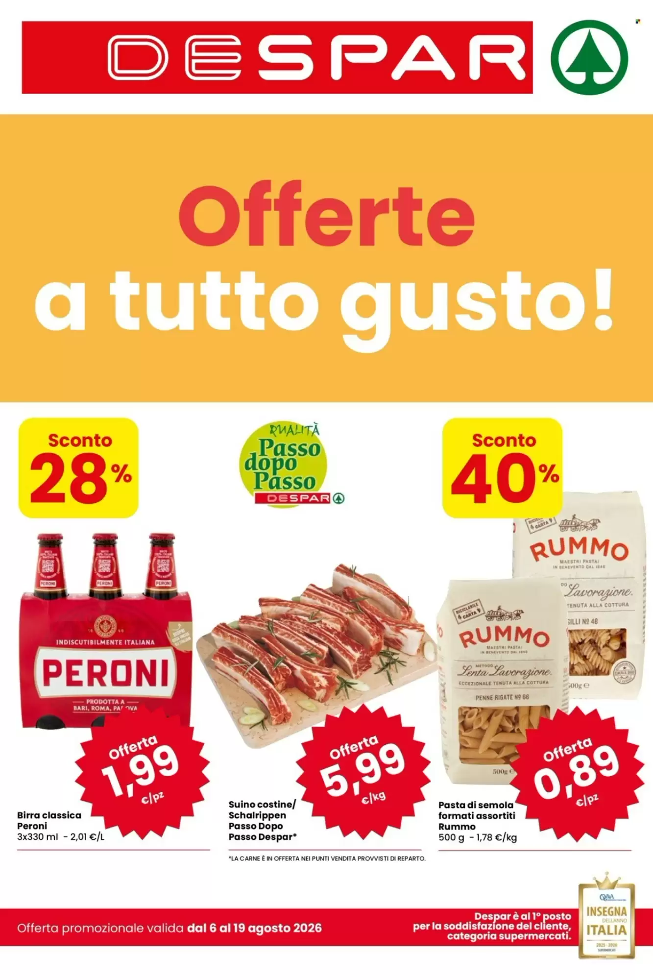 Despar Volantino Dal 6 Agosto Al 19 Agosto 2026 Anteprima - Immagine 1 Dal 6 Agosto