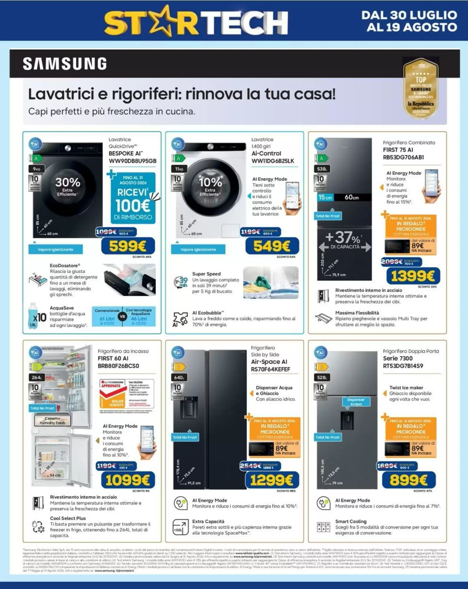 Volantino Euronics Dal 30 Luglio Al 12 Agosto 2026 Anteprima - Immagine 2 Dal 30 Luglio