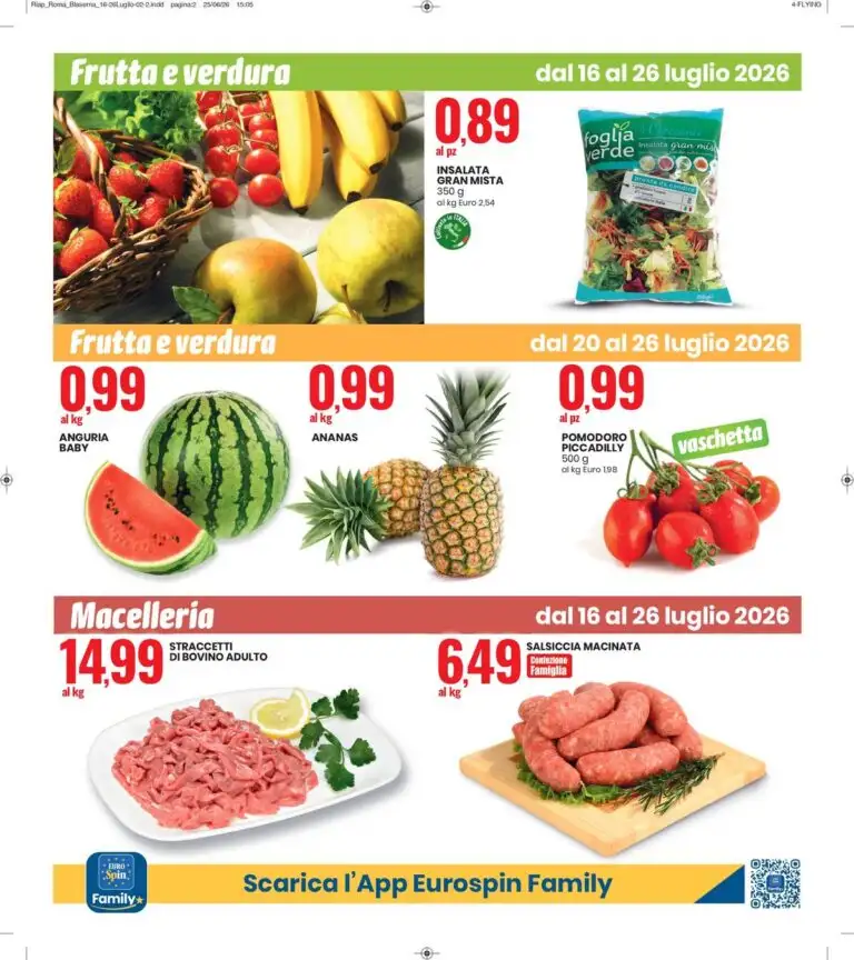 Dal 16 Luglio