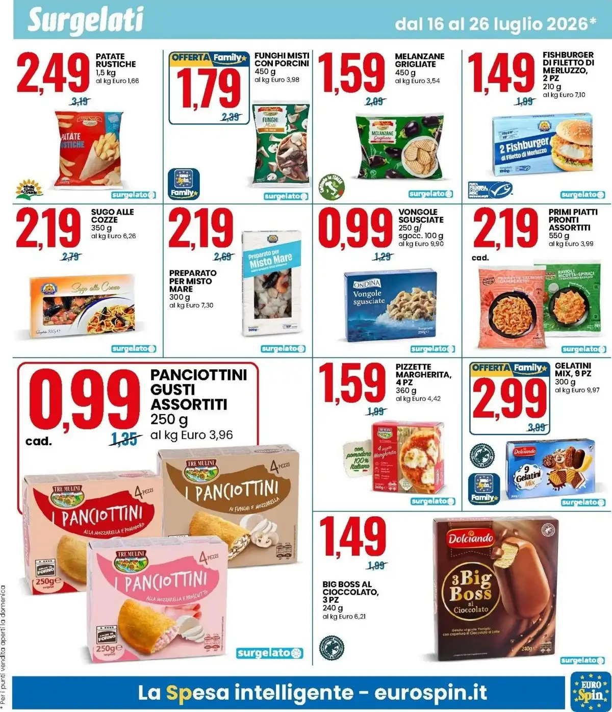 Dal 16 Luglio