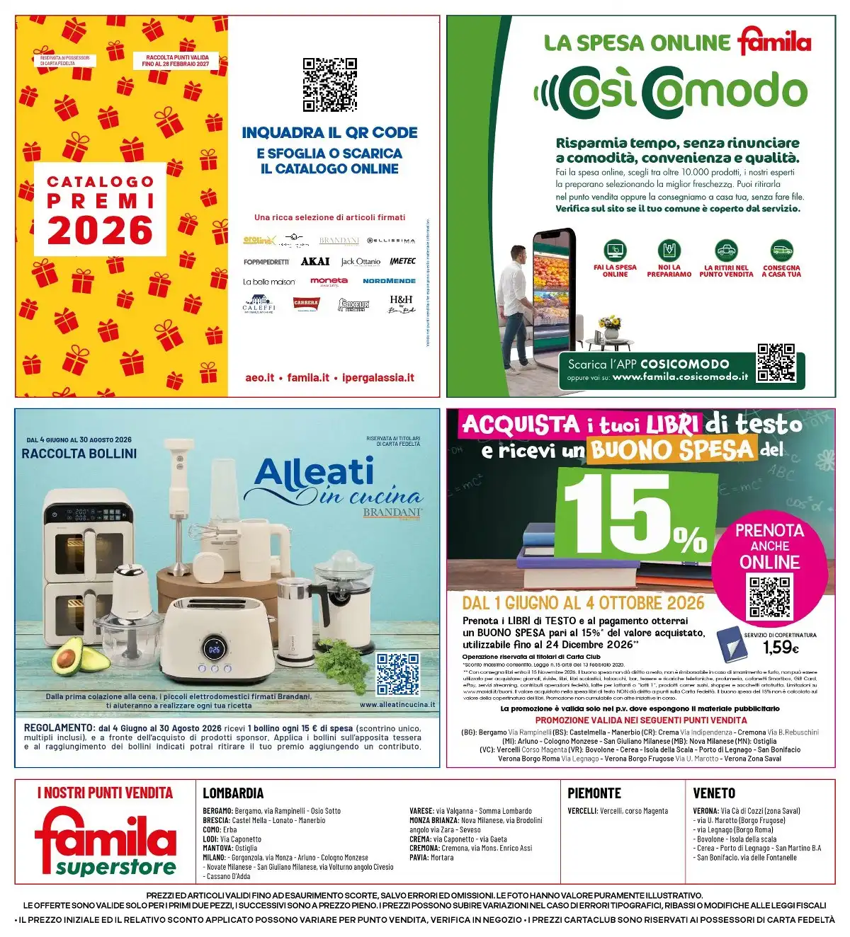 Volantino Famila Superstore Nuovo Dal 30 Luglio Al 12 Agosto 2026 Anteprima - Pagina