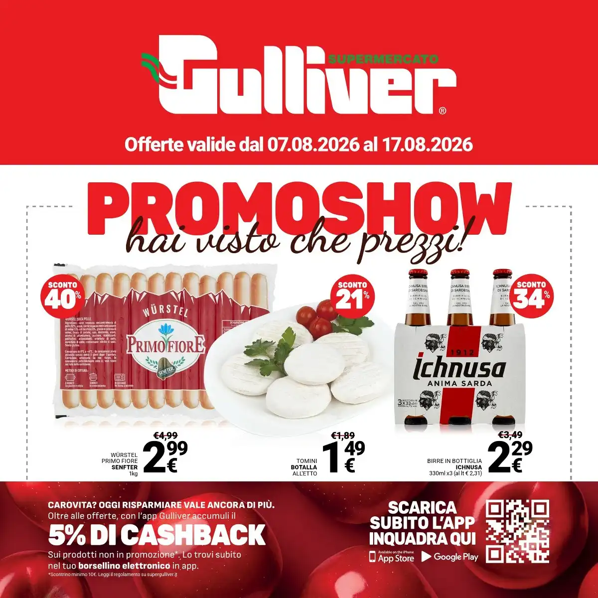 Volantino Gulliver Dal 7 Agosto Al 17 Agosto 2026 Anteprima - Immagine 1 Dal 7 Agosto