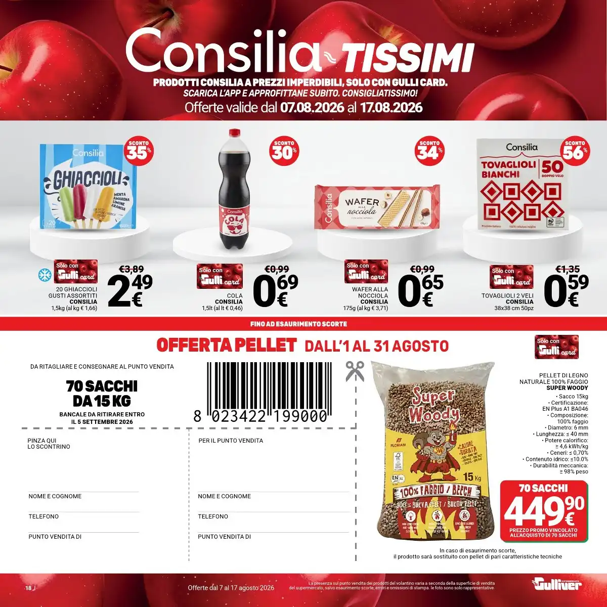 Dal 7 Agosto