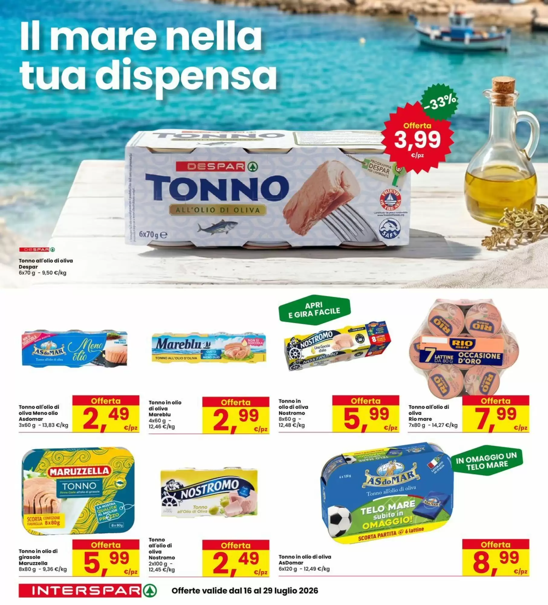 Dal 16 Luglio