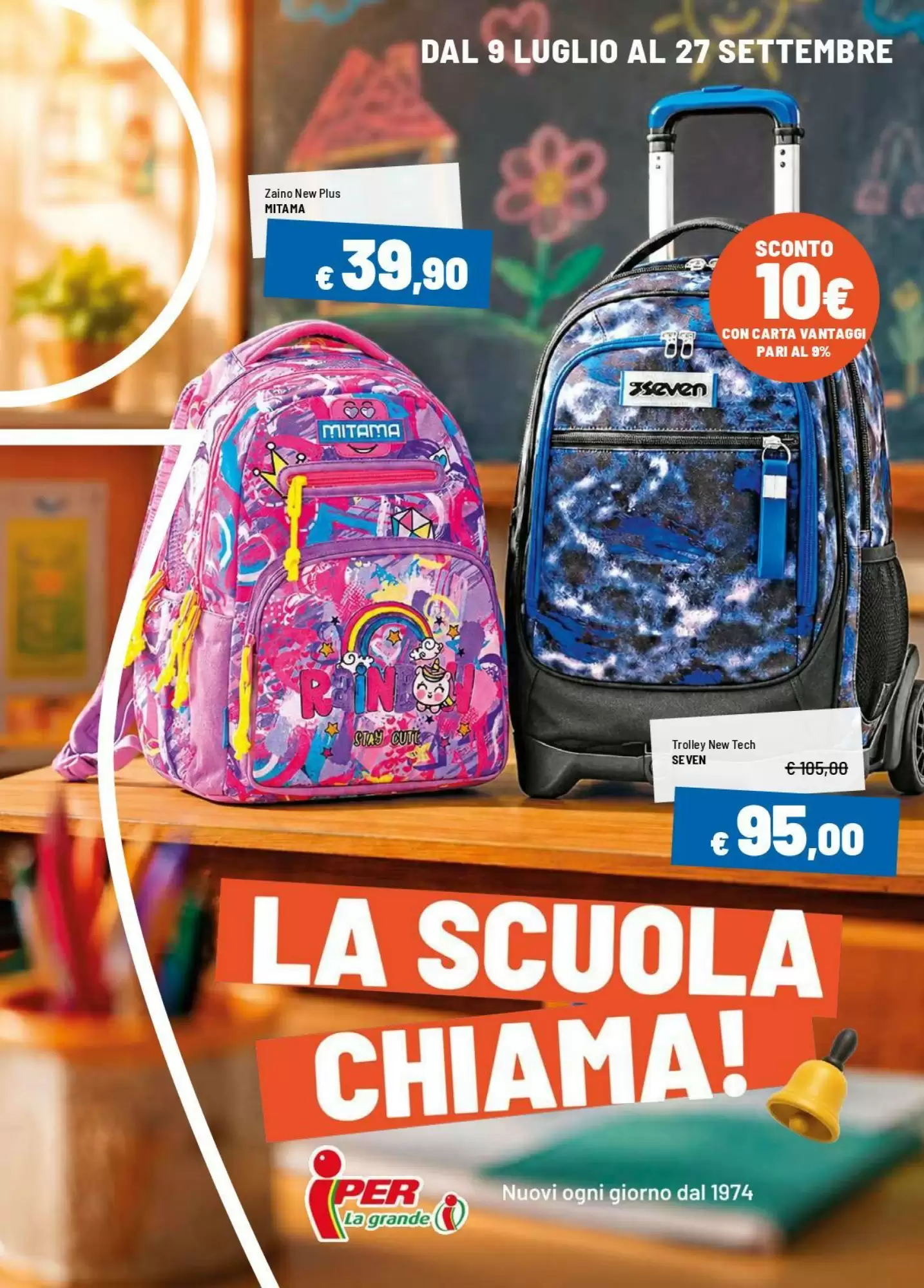 Volantino Iper La Grande Dal 13 Luglio Al 26 Luglio 2026 Anteprima - Immagine 1 Scuola Dal 9 Luglio - 27 Septembre