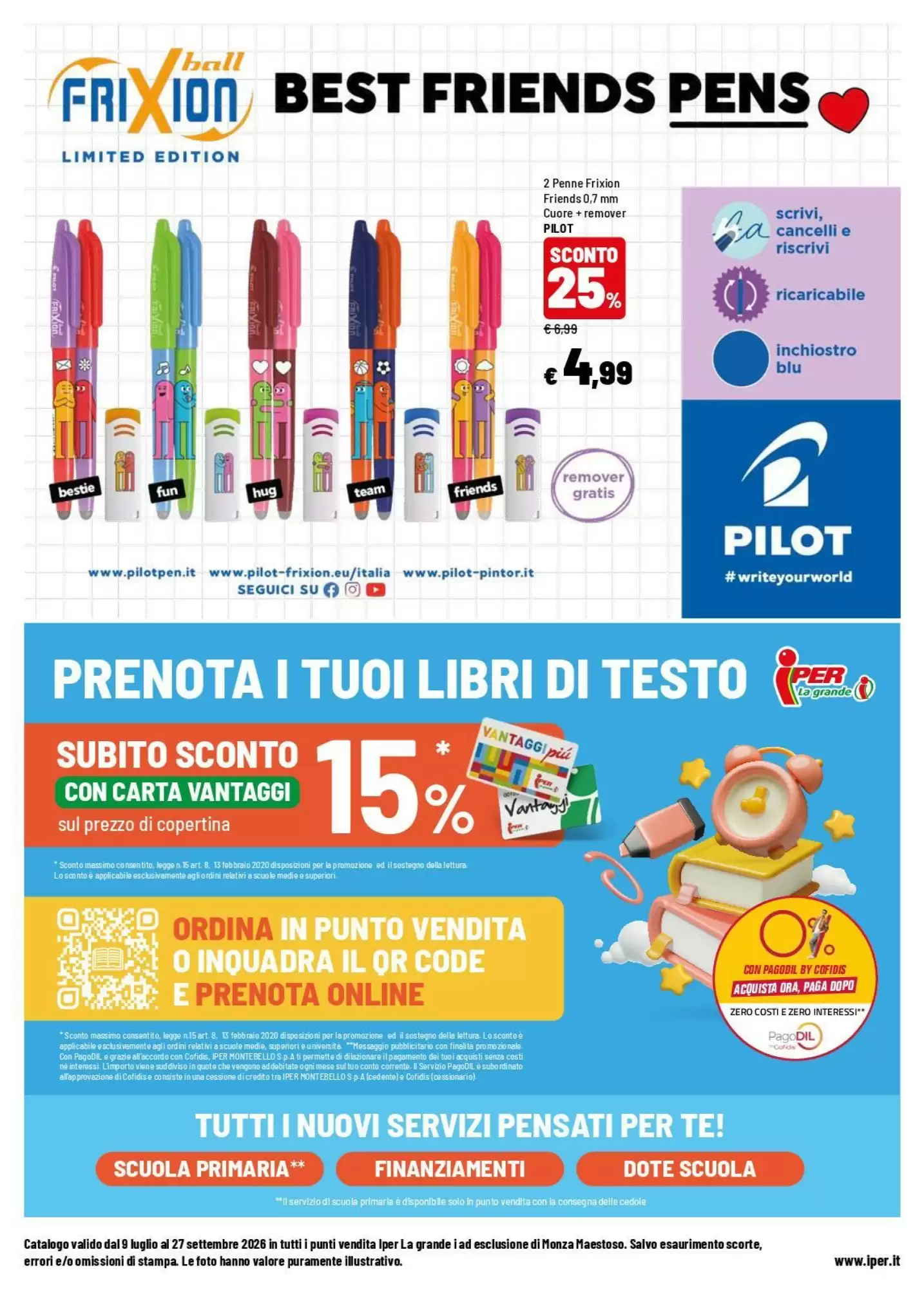 Scuola Dal 9 Luglio - 27 Septembre