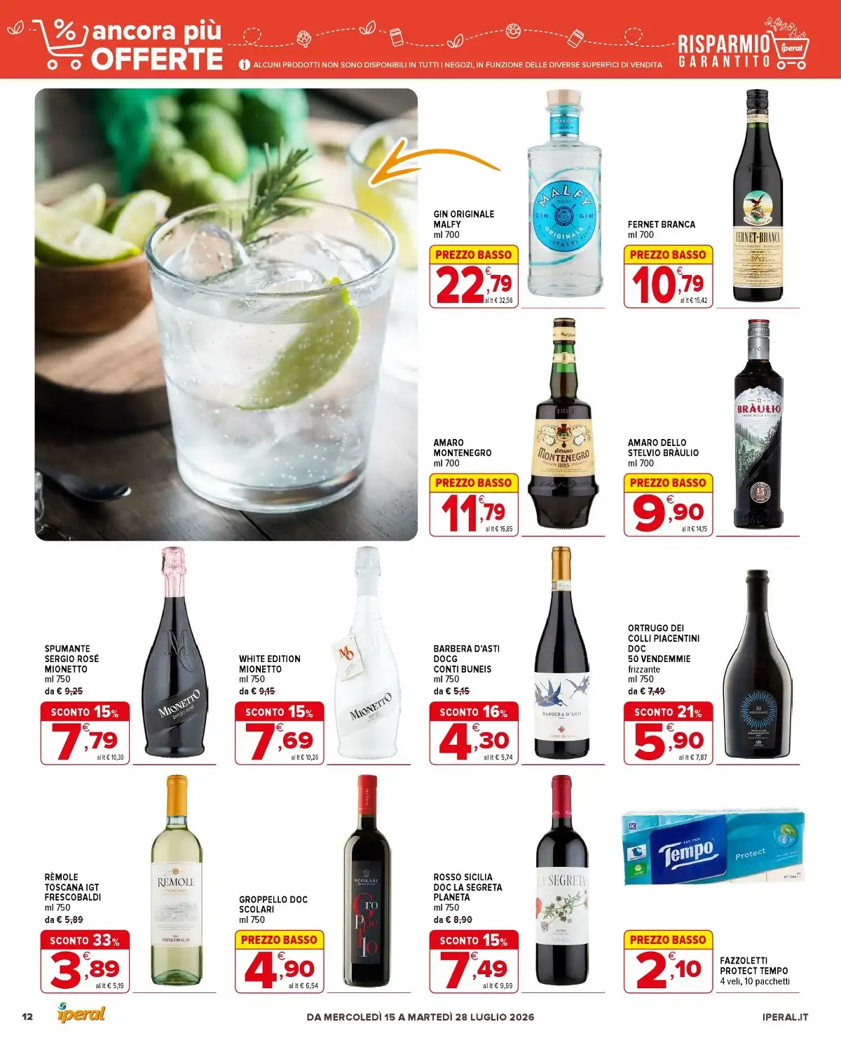 Offerte Dal 15 Luglio