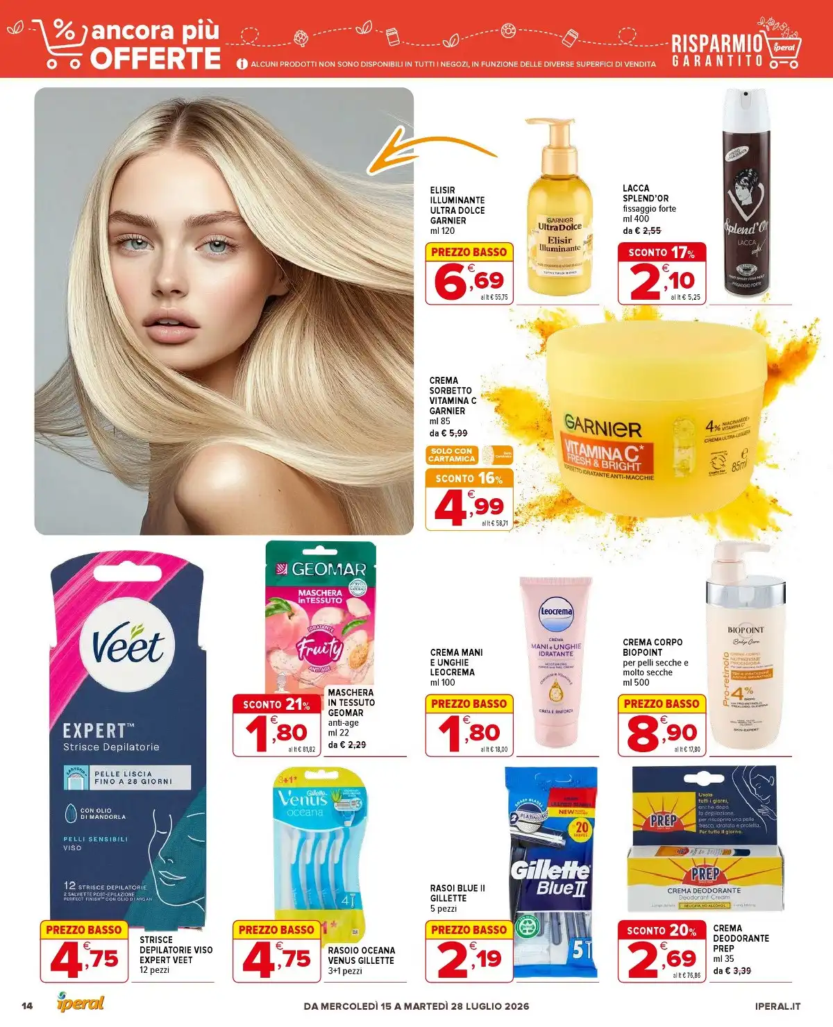 Offerte Dal 15 Luglio