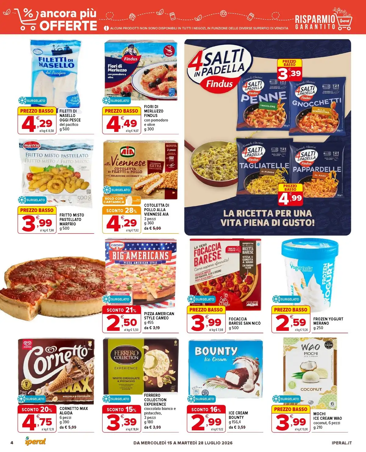 Offerte Dal 15 Luglio